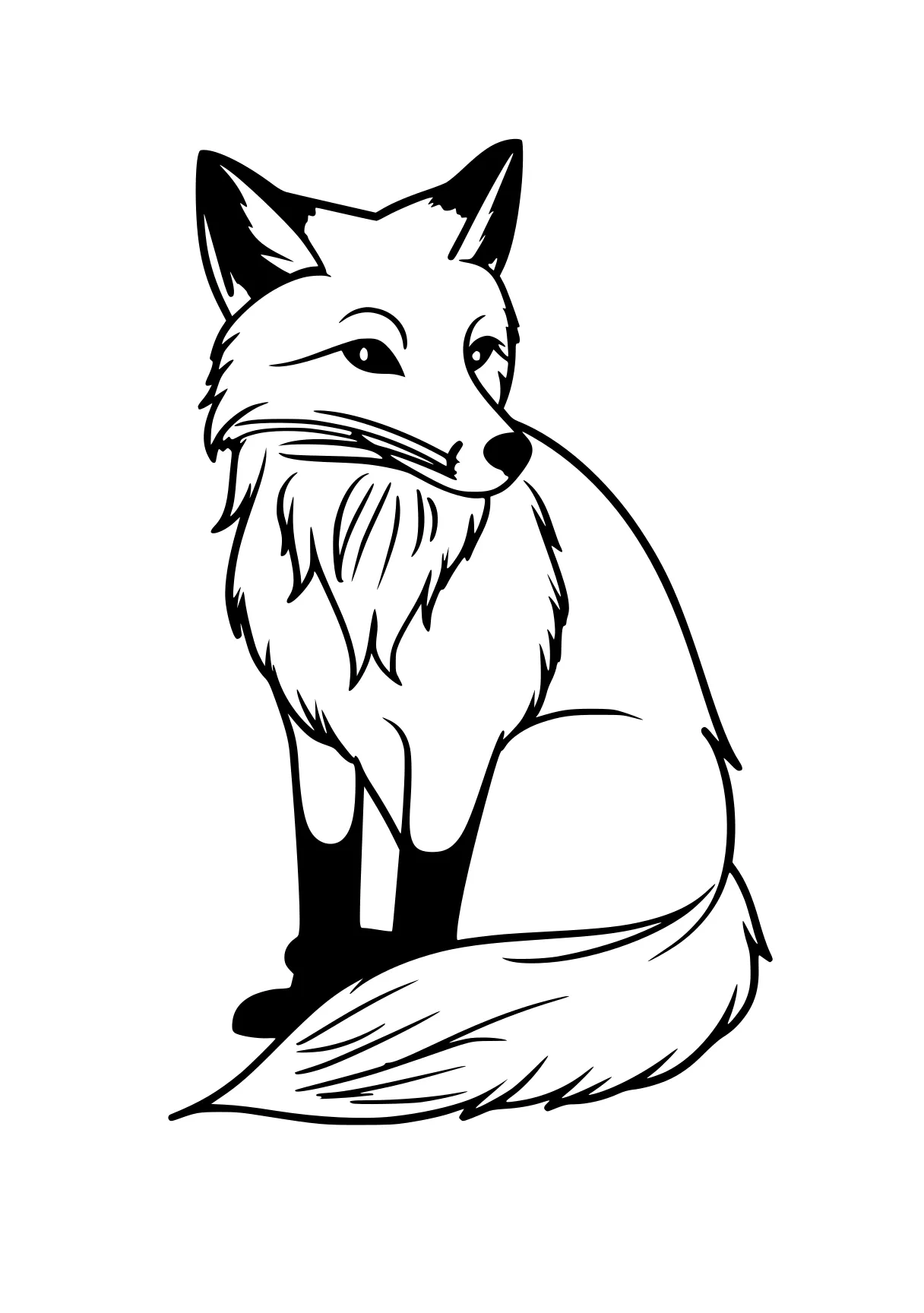 fox coloring page fox, eevee, foxes, tails, foxy, free downloads