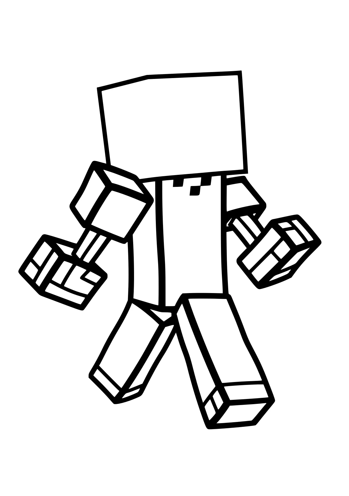 minecraft coloring pages boxy, minecraft, alphablocks, ender, optimus, free page downloads