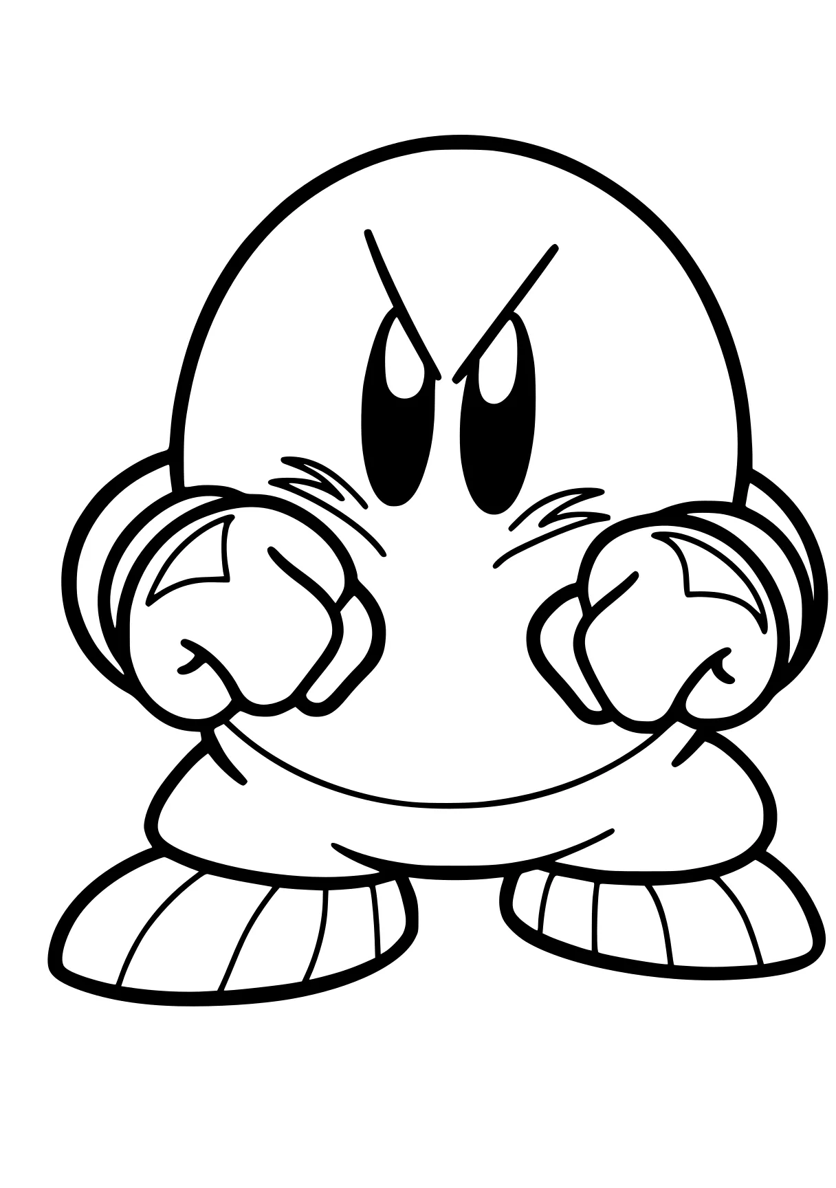 kirby coloring pages toad, pocoyo, kirby, squidward, yoshi, free page downloads