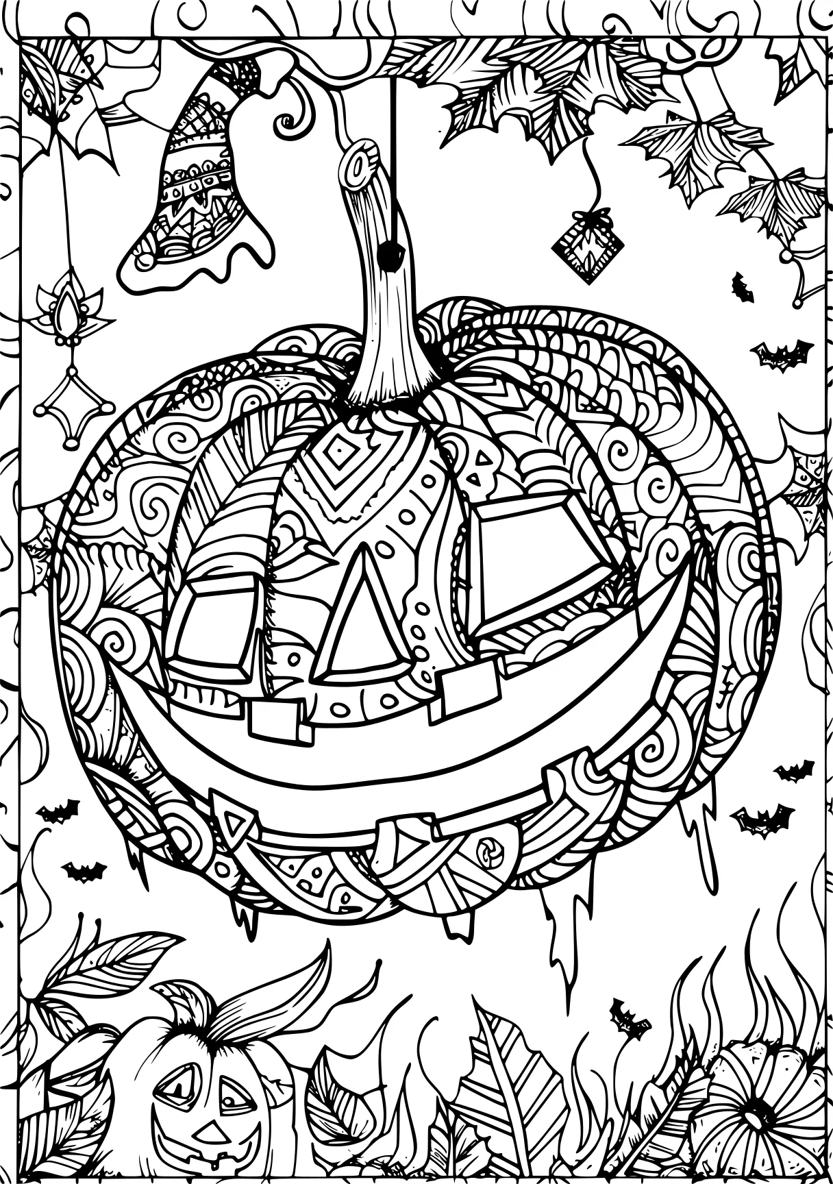 coloring pages for adults pdf, zentangle, acorn, witchy, free page downloads