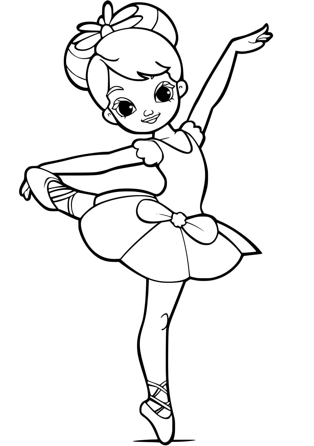 ballerina coloring pages ballerina, dance, sailor, shinobu, free page downloads