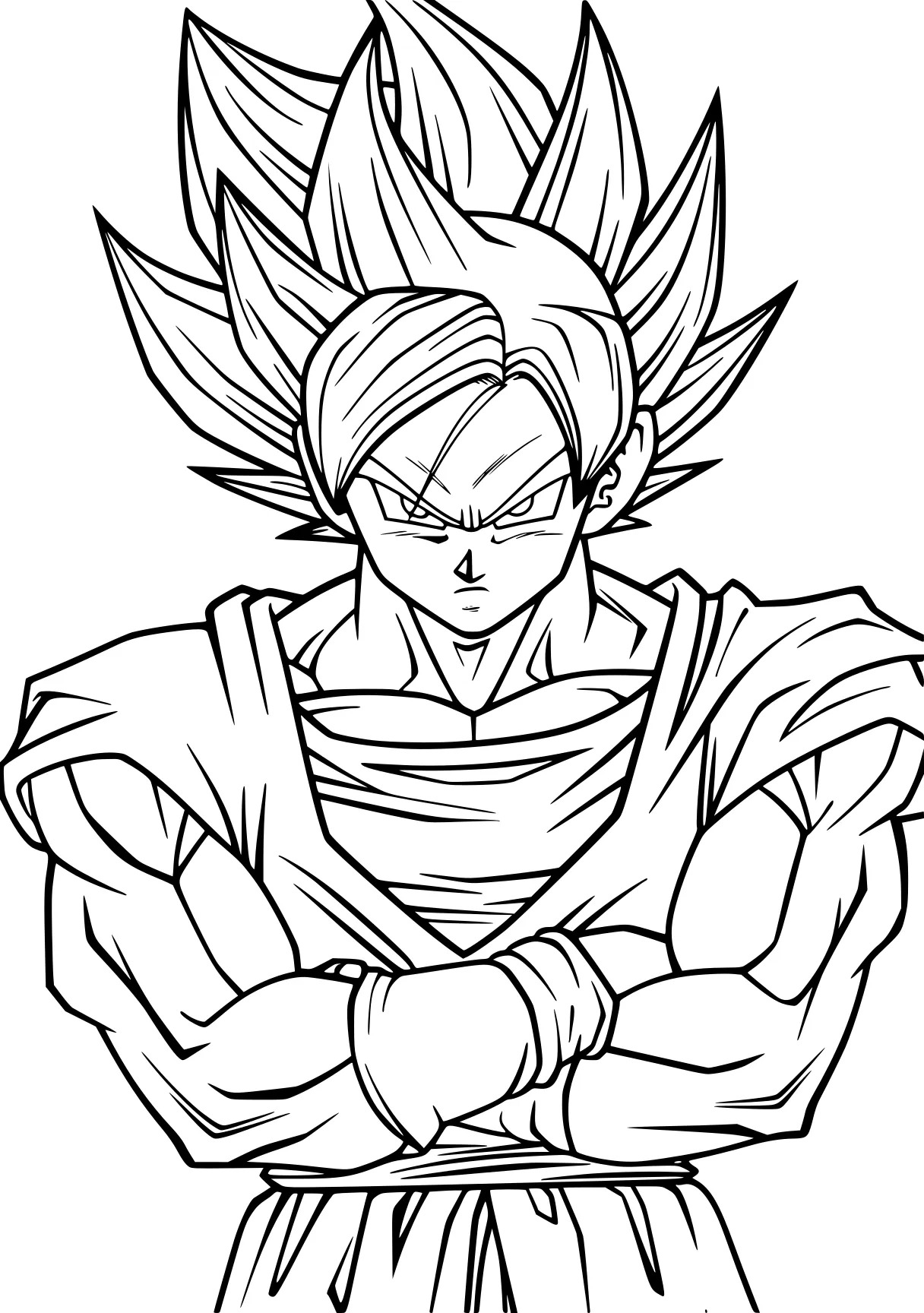 dragon ball z coloring pages goku, gogeta, vegito, vegeta, broly, free page downloads