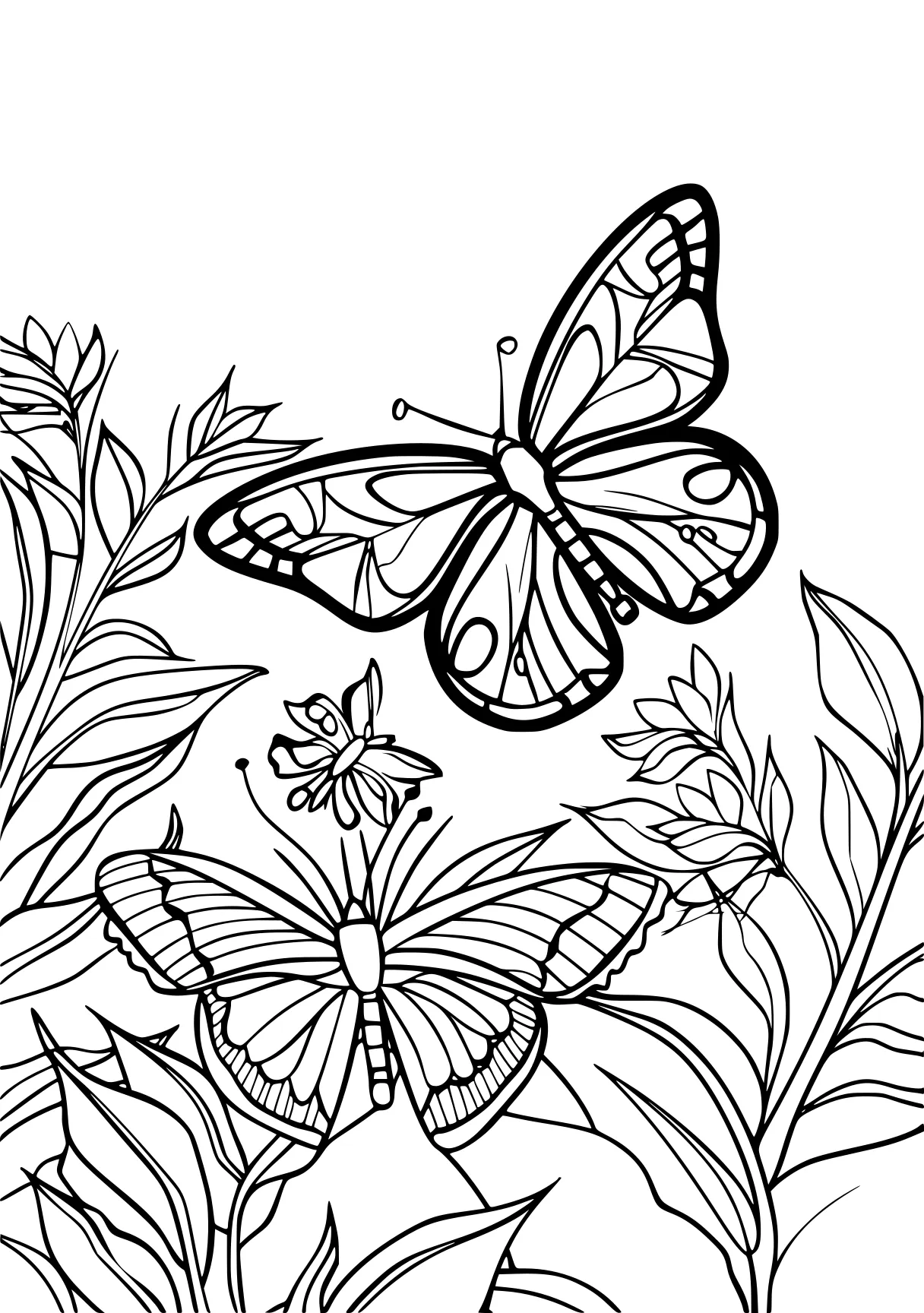 free coloring book pages, butterfly, butterflies, colouring, page downloads