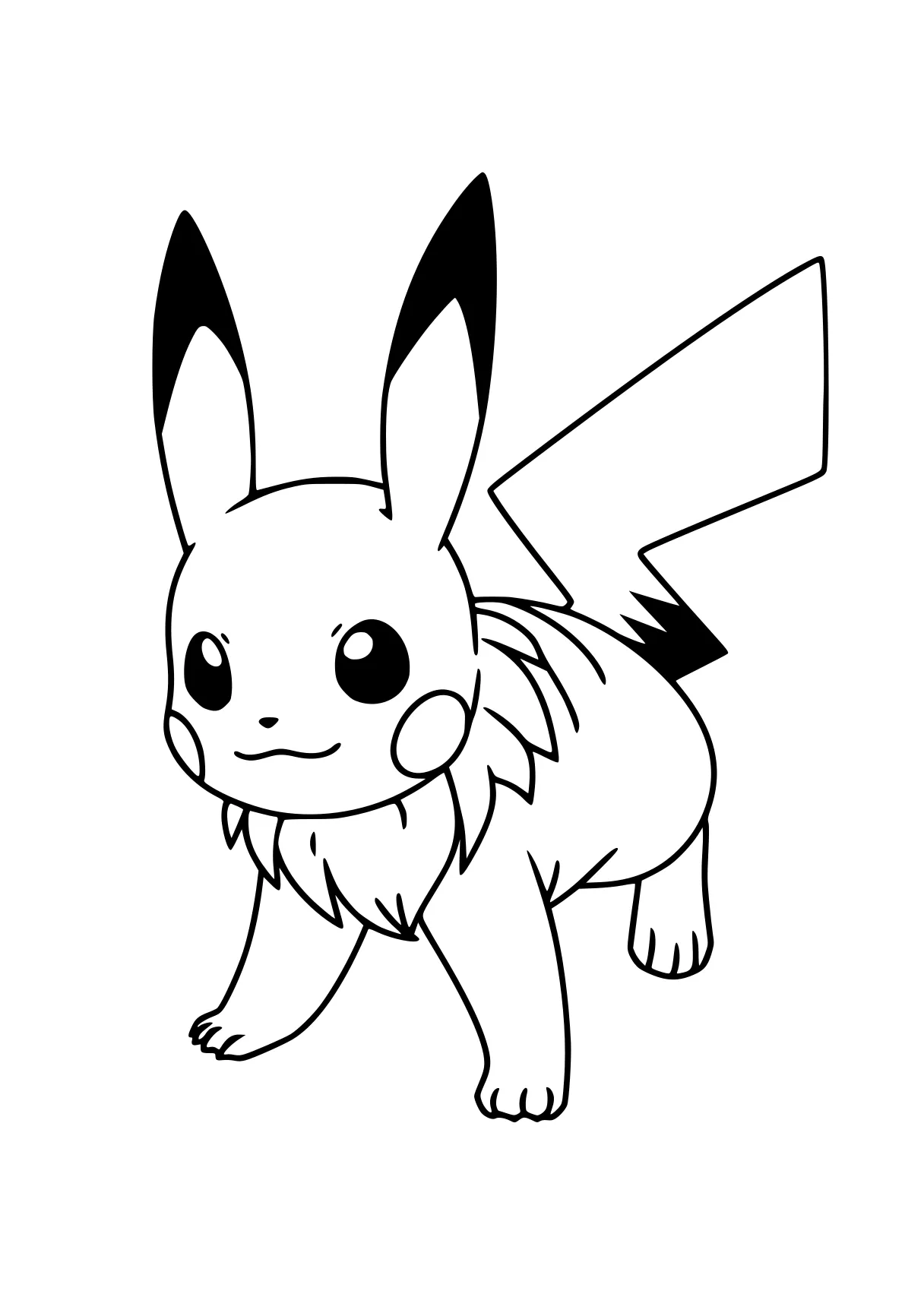 coloring paper eevee, sylveon, scorbunny, rabbit, pikachu, free page downloads