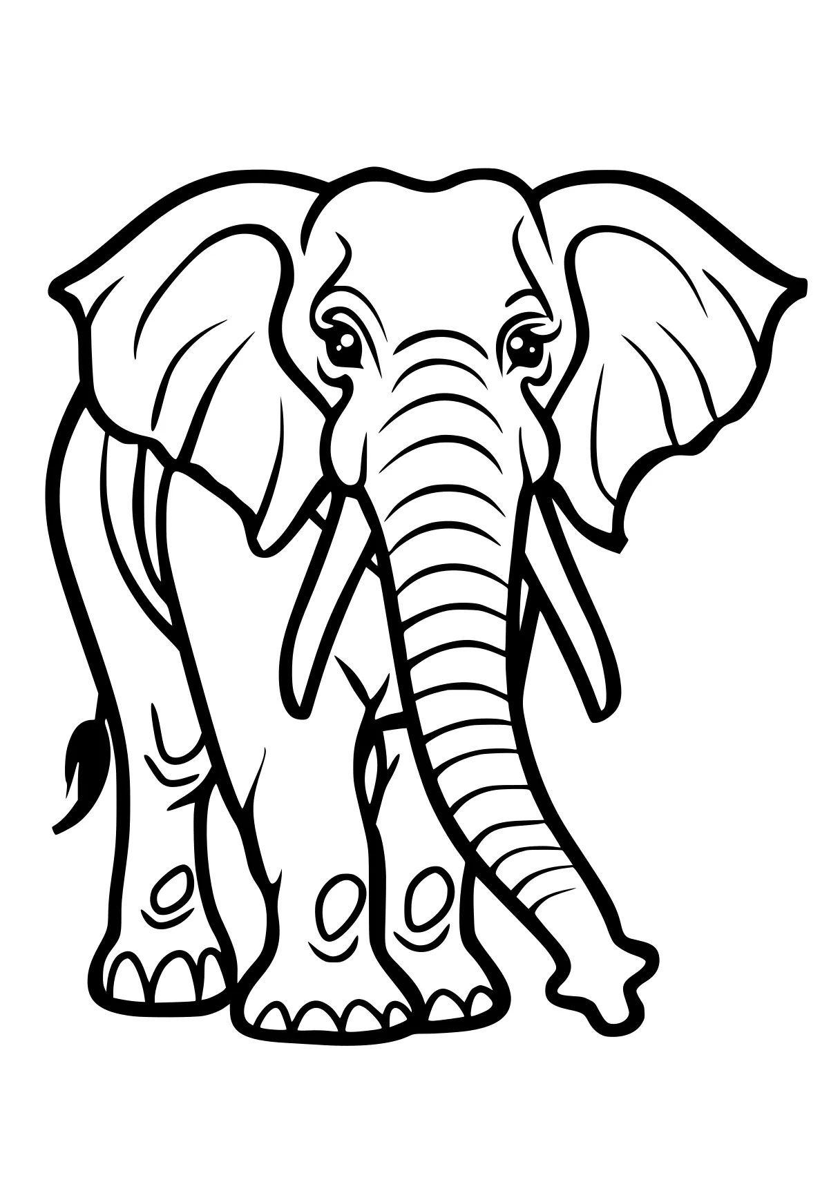 elephant coloring page elephant, dumbo, size, illustrator, triceratops, free downloads