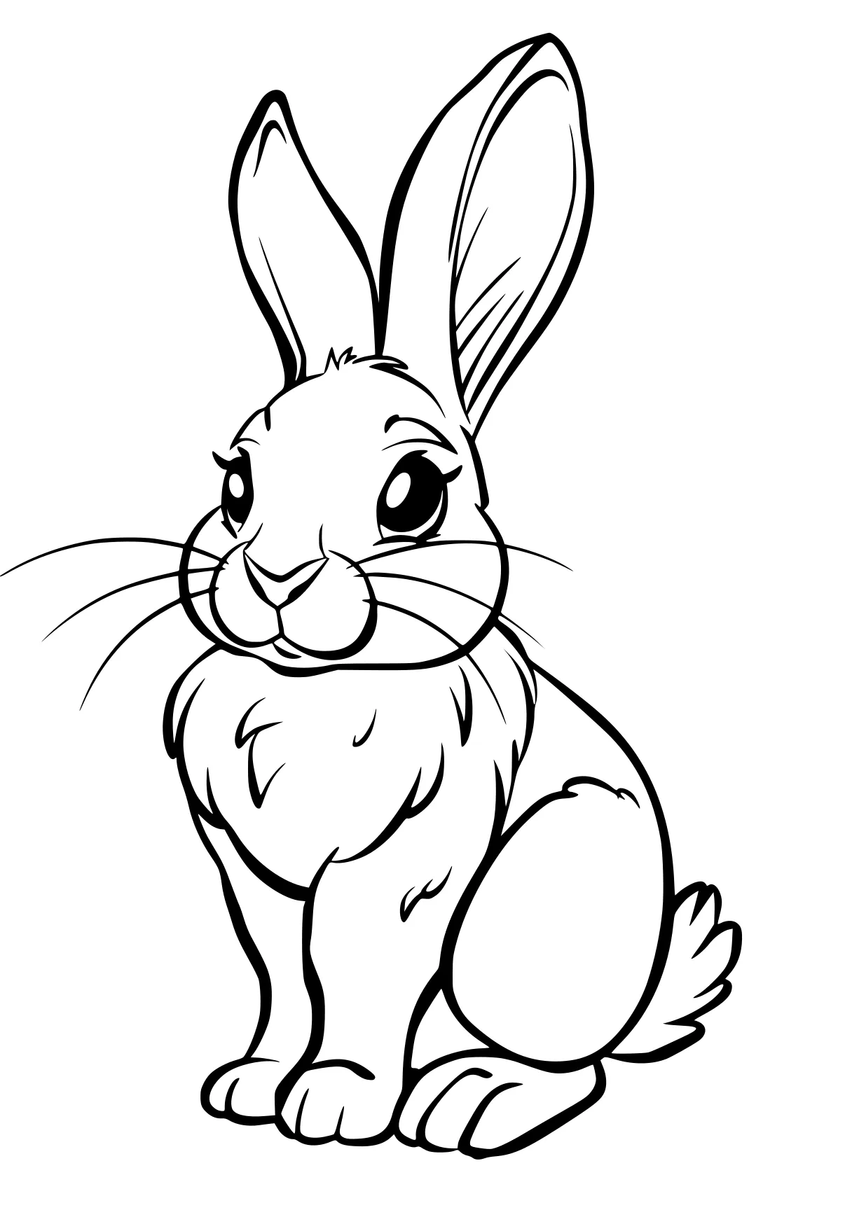 rabbit coloring page rabbit, bunny, carrot, bunzo, scorbunny, free downloads