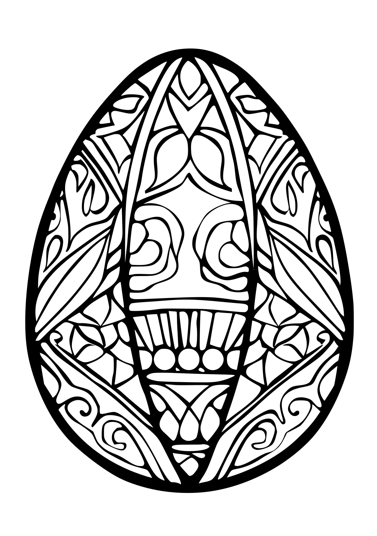 easter egg coloring sheet egg, ornament, skull, free page downloads