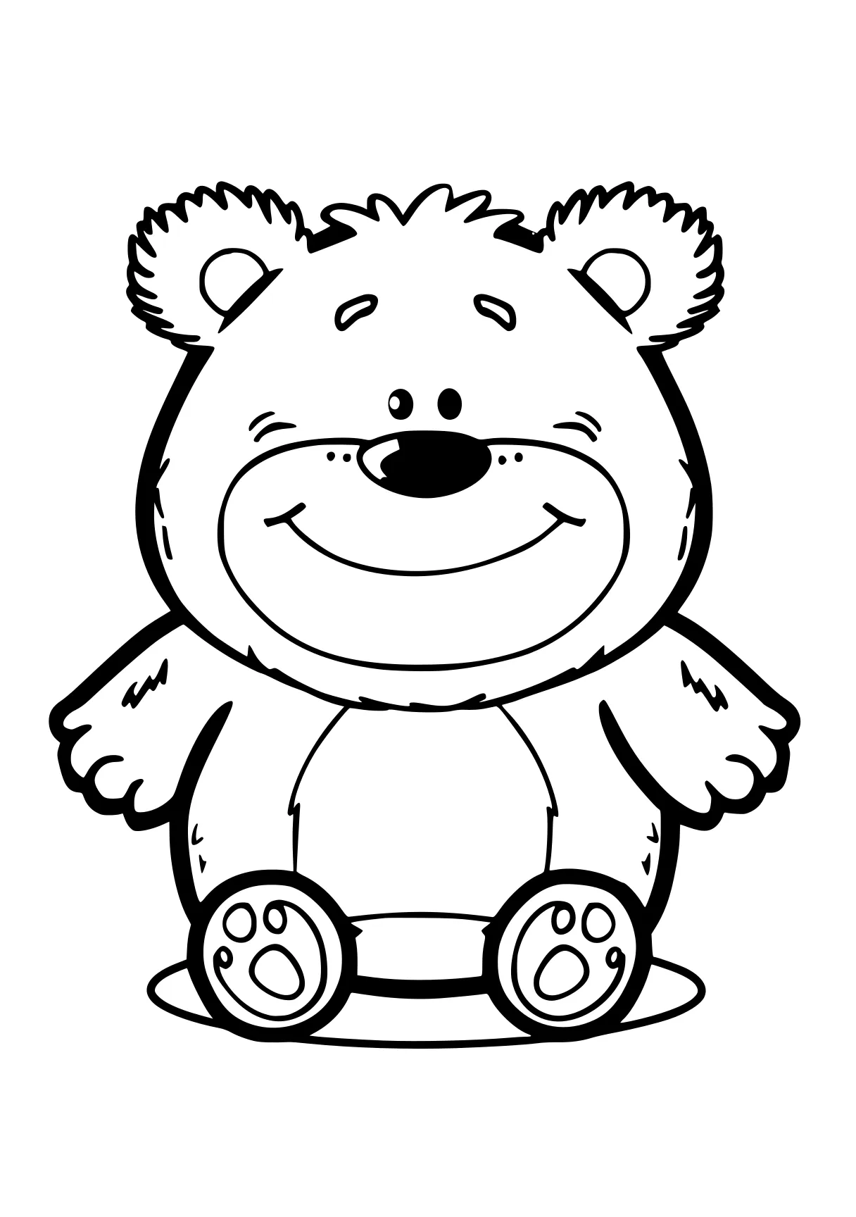 huggy wuggy coloring page bear, pooh, teddy, fazbear, winnie, free downloads