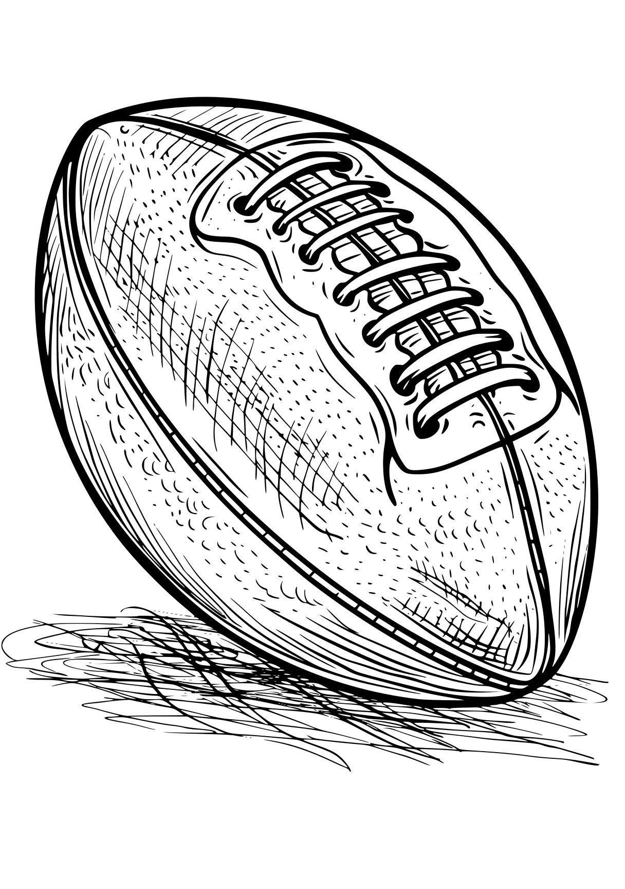 football coloring sheet football, ball, nfl, sports, size, free page downloads