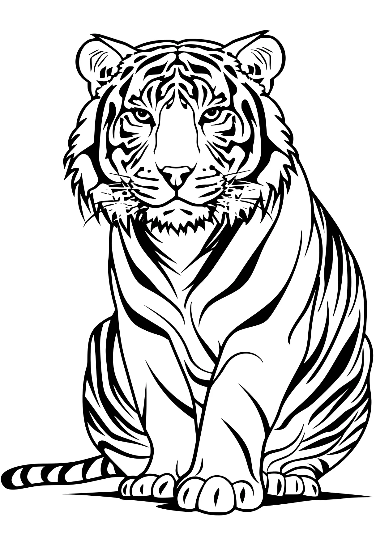 tiger coloring pages tiger, zebra, illustrator, lion, jaguar, free page downloads