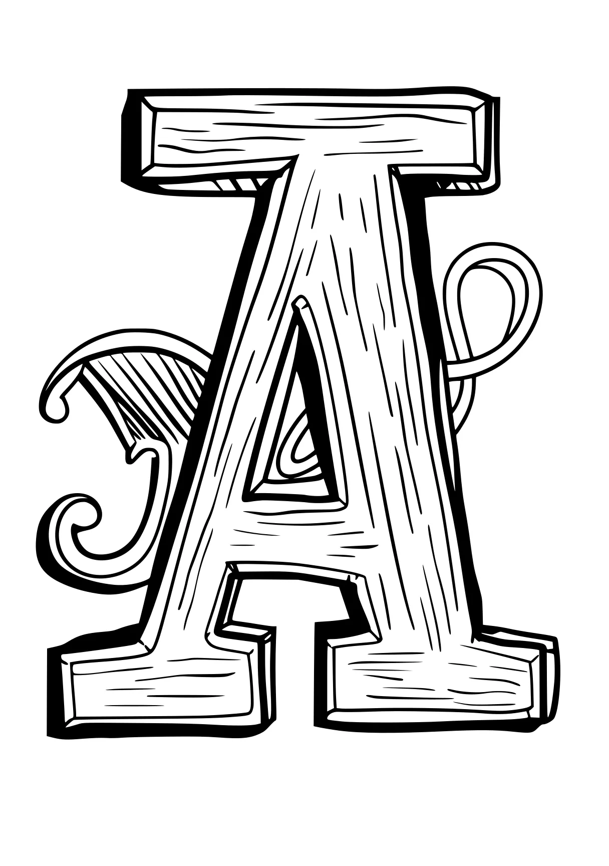 alphabet coloring book a4, alphabet, a, an, letters, free page downloads