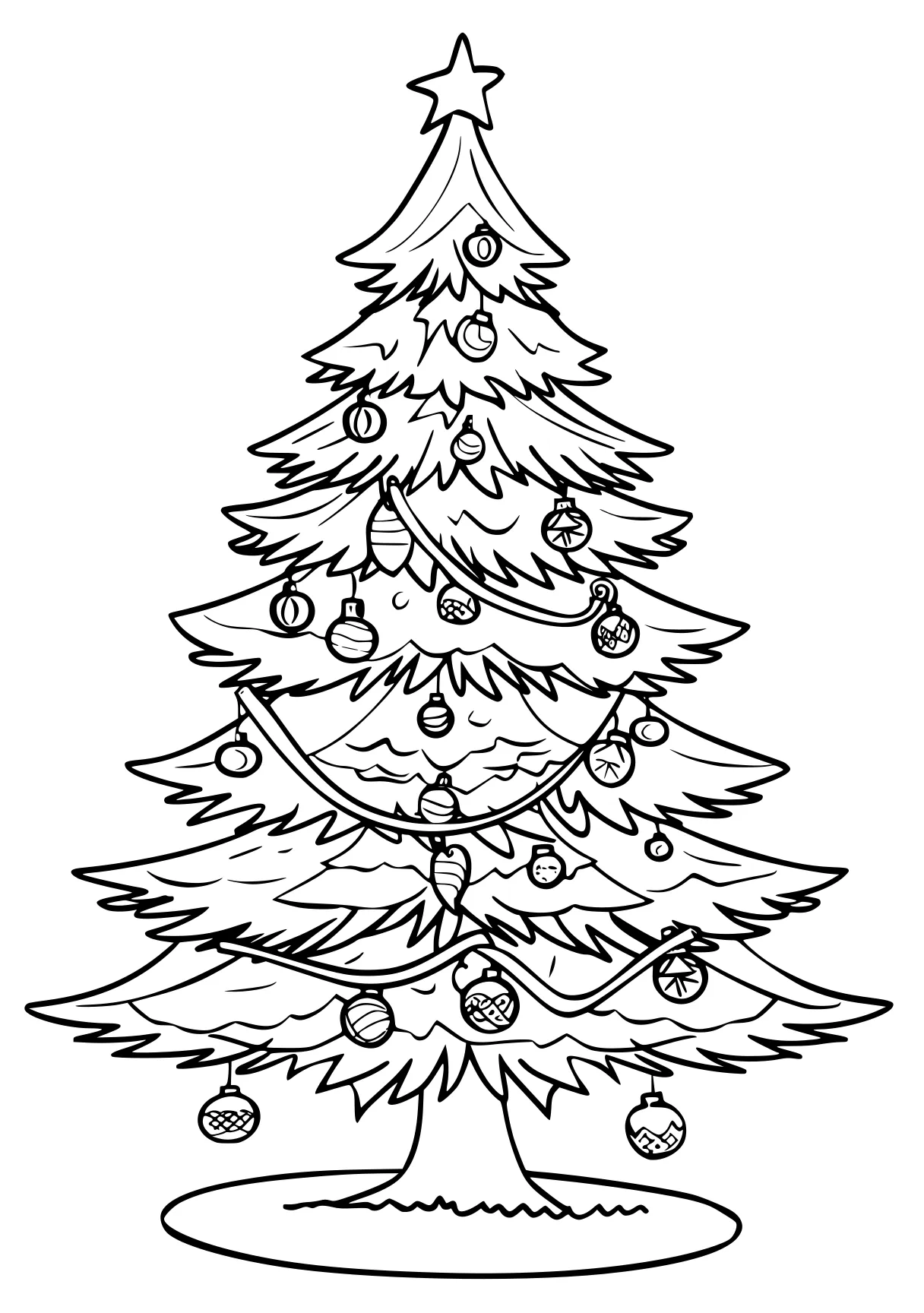 christmas tree pictures to color ornament, tree, merry, christmas, free coloring page downloads