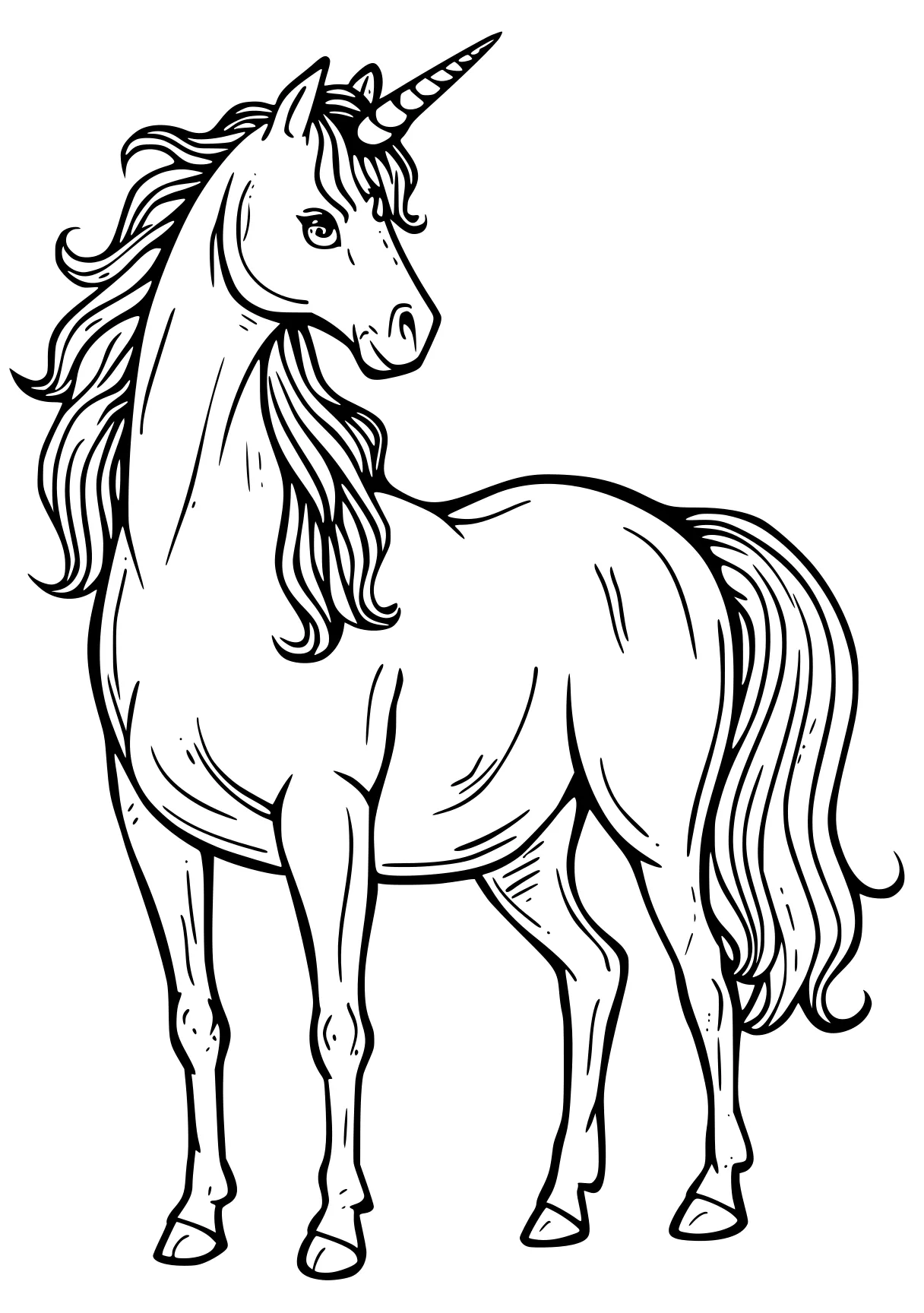 unicorn pictures to color unicorn, horse, pony, pegasus, alicorn, free coloring page downloads