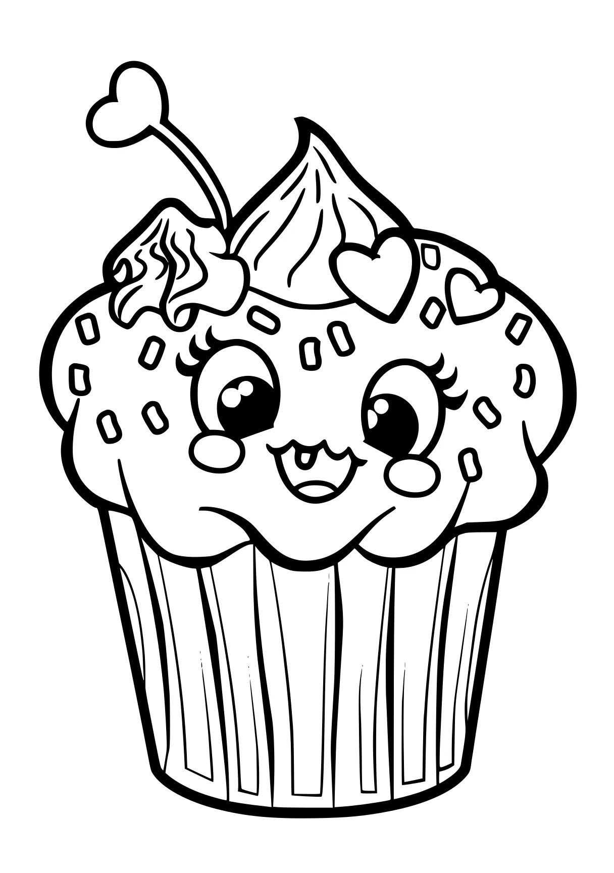 shopkin coloring page cupcake, shopkins, popcorn, shortcake, cake, free downloads