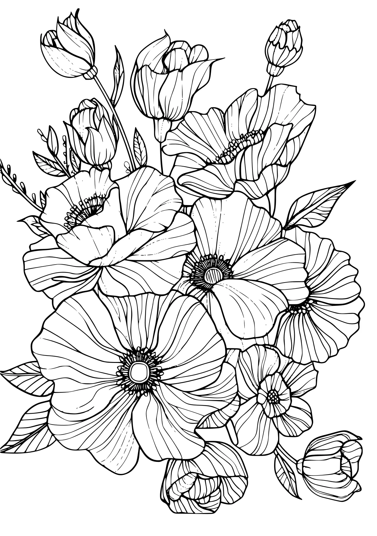 coloring pages printable flowers, flowers, colouring, flower, free page downloads