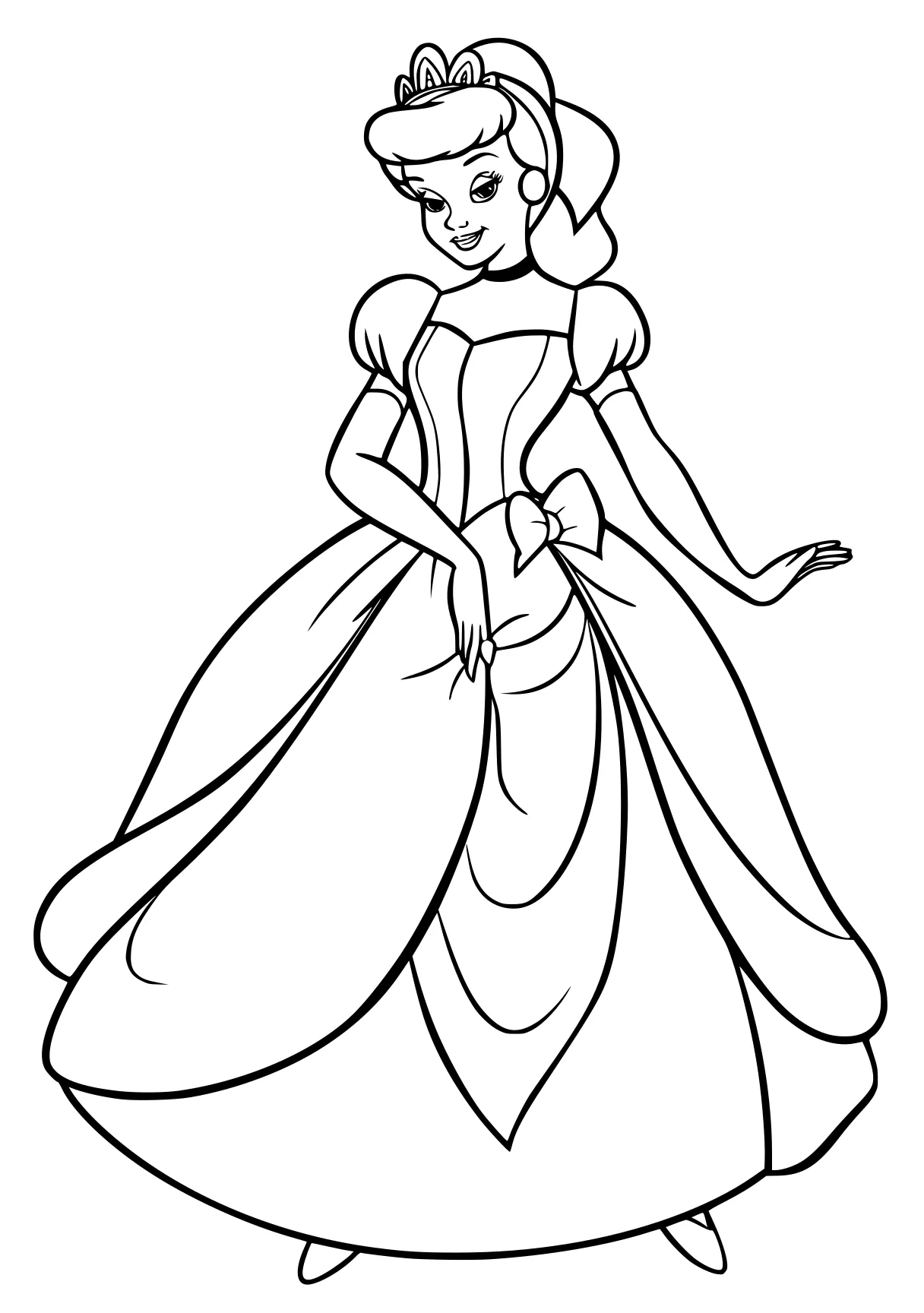 cinderella coloring jasmine, tiana, cinderella, rosalina, princess, free page downloads