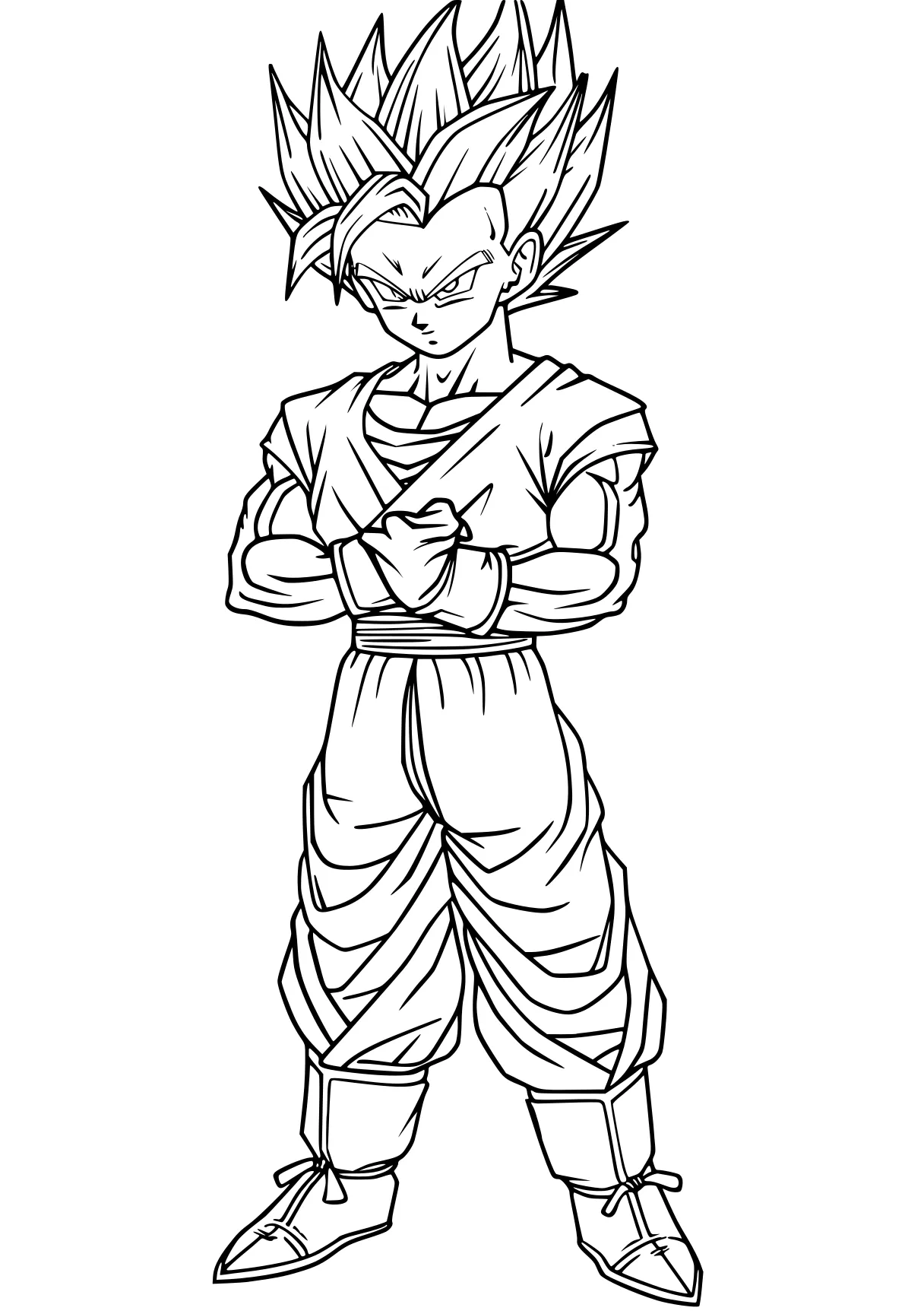 dragon ball z coloring pages gogeta, goku, broly, vegito, vegeta, free page downloads