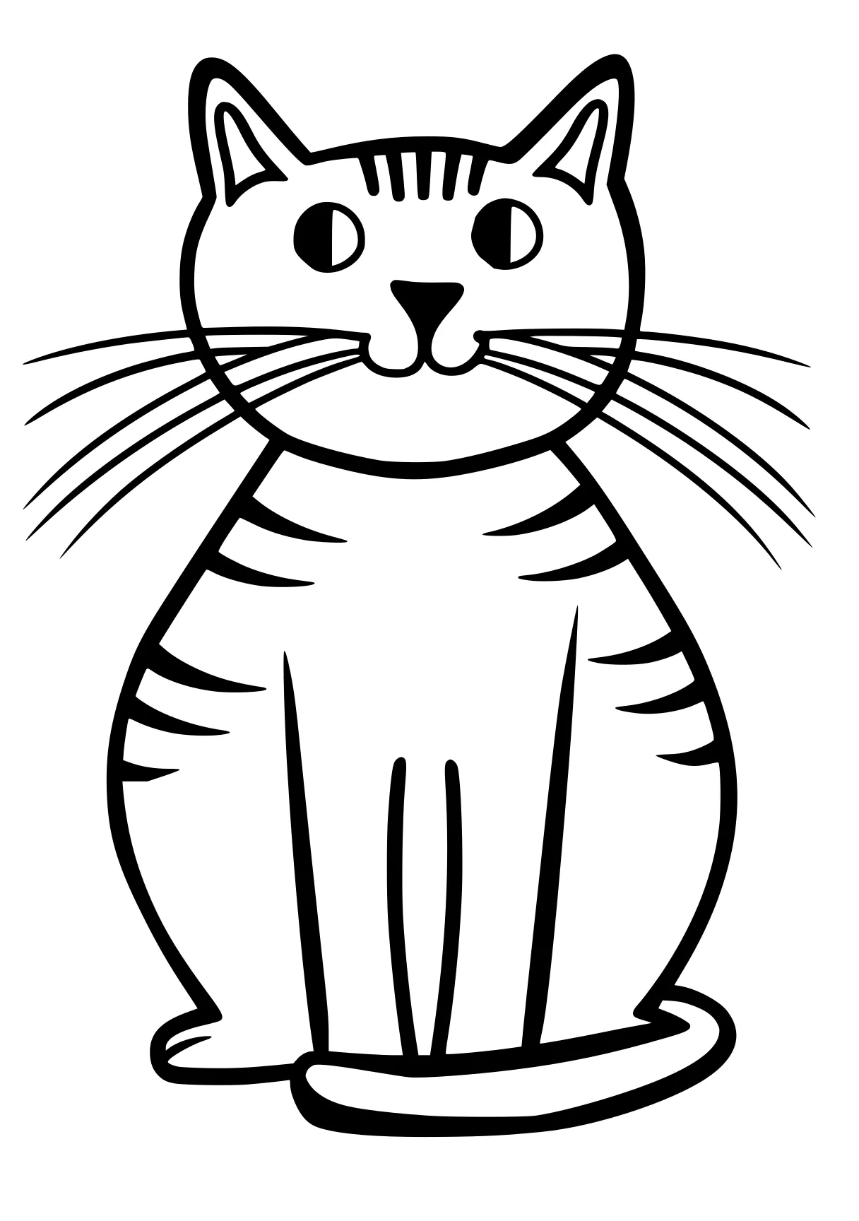 cat coloring cat, kitty, garfield, cats, caticorn, free page downloads