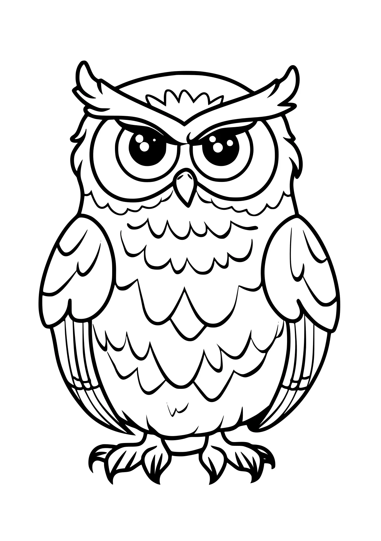 owl coloring pages owl, illustrator, bird, free page downloads