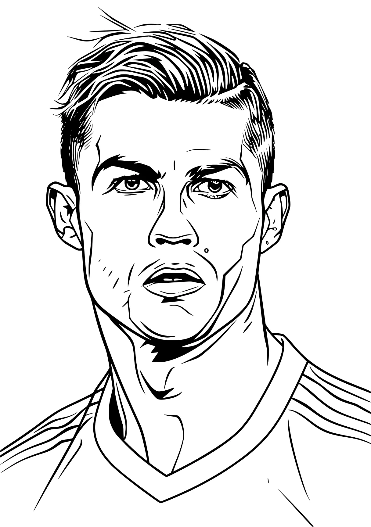 ronaldo coloring pages ronaldo, cristiano, messi, soccer, james, free page downloads