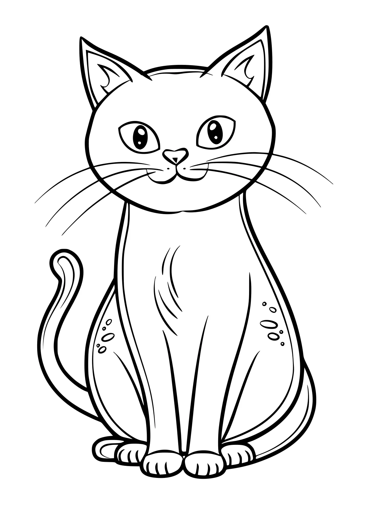 cute cat coloring pages cat, caticorn, kitty, free page downloads