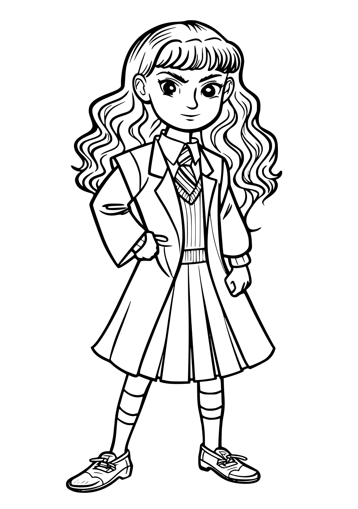 harry potter coloring pages preppy, teacher, sailor, girl, chibi, free page downloads