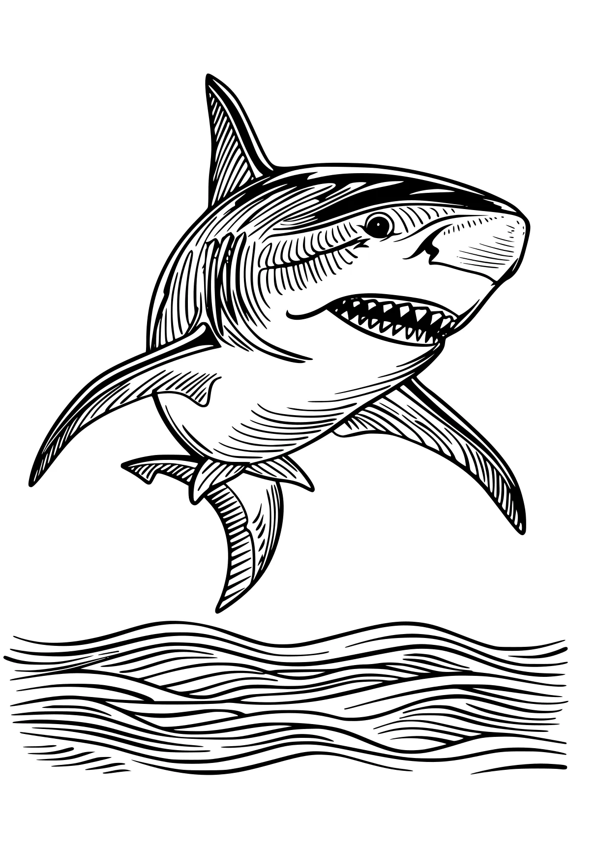 shark coloring page shark, megalodon, sharks, jonah, orca, free downloads