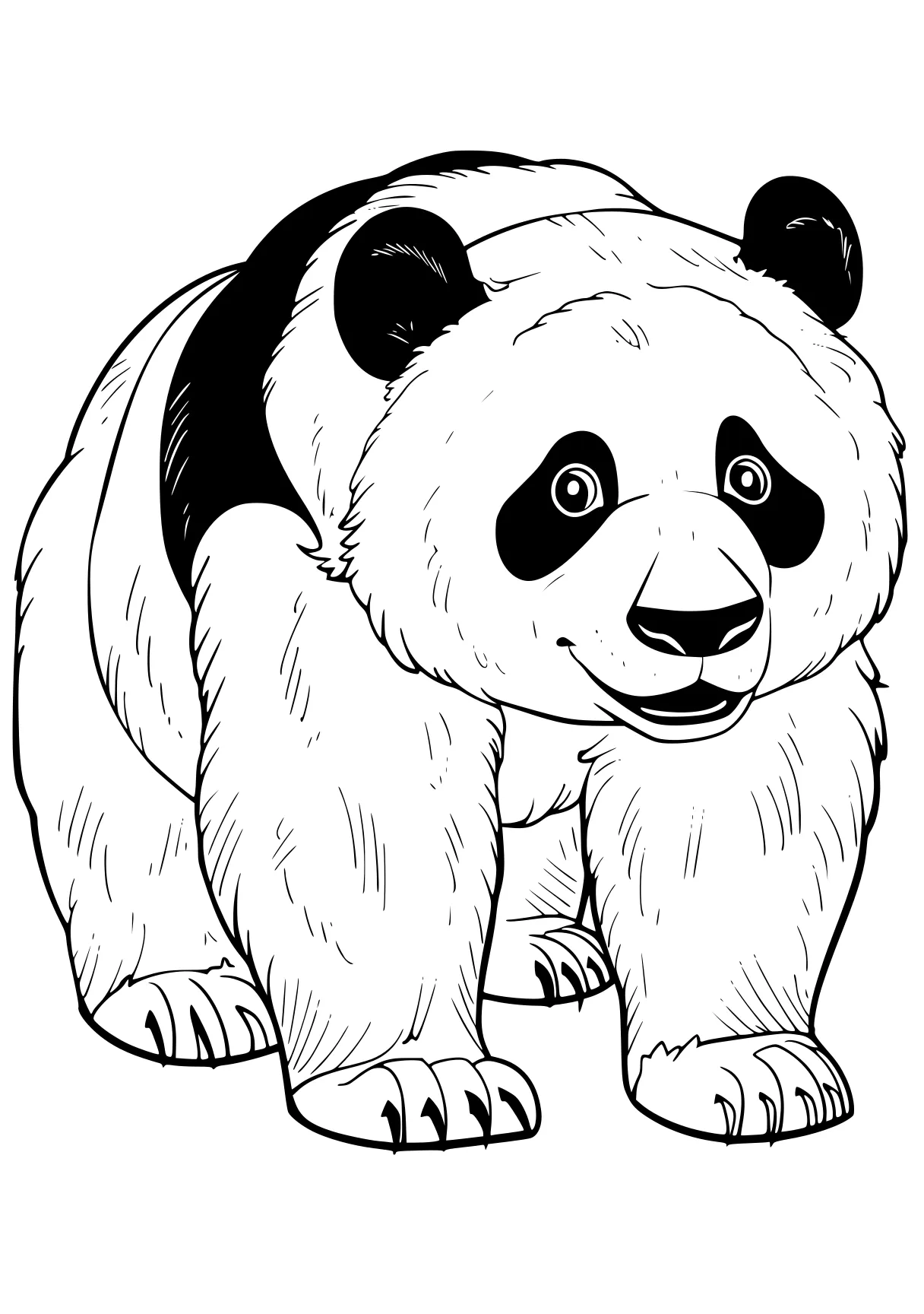 panda coloring pages panda, bear, polar, koala, free page downloads