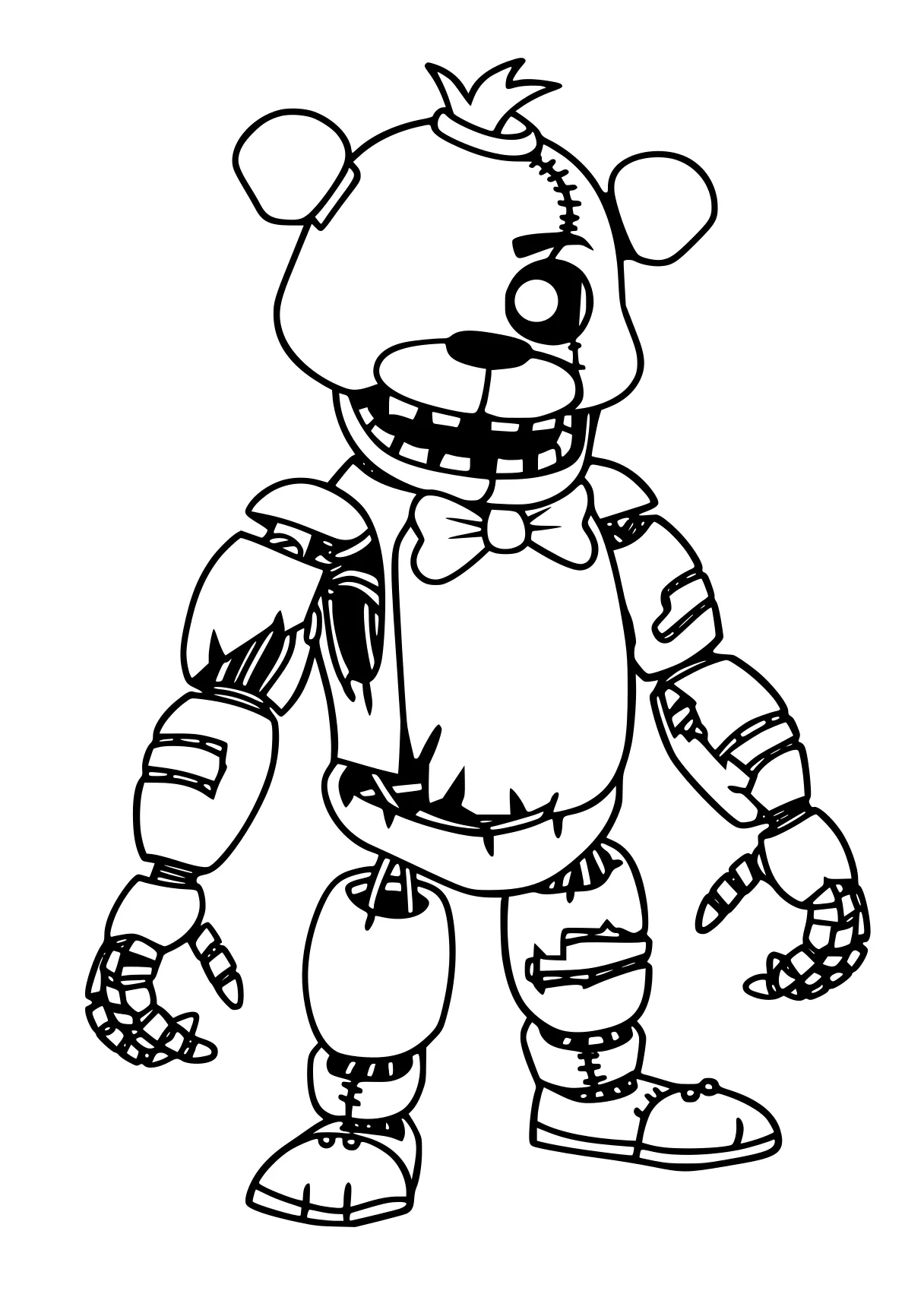 fnaf coloring pages fazbear, fnaf, chica, bonnie, freddy, free page downloads