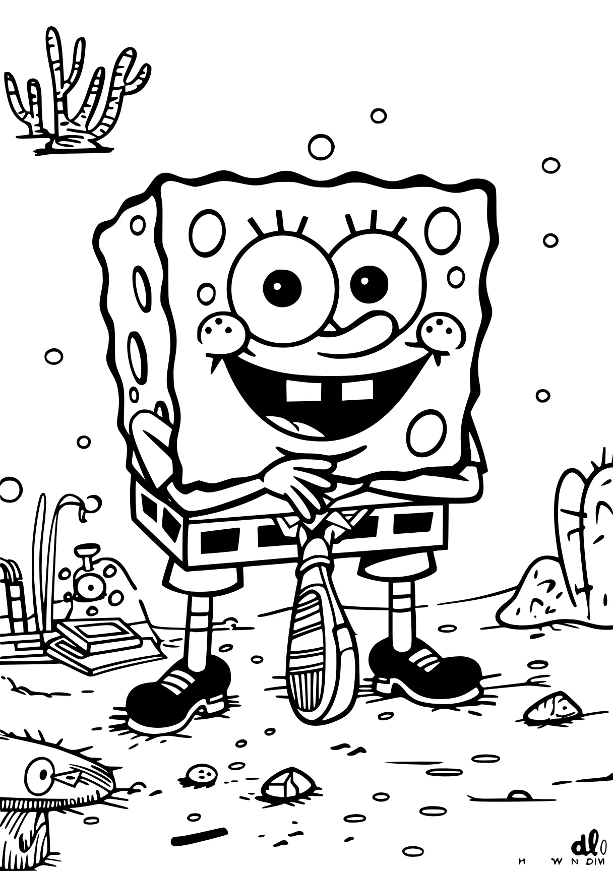 sponge bob coloring pages squarepants, spongebob, sponge, patrick, nickelodeon, free page downloads