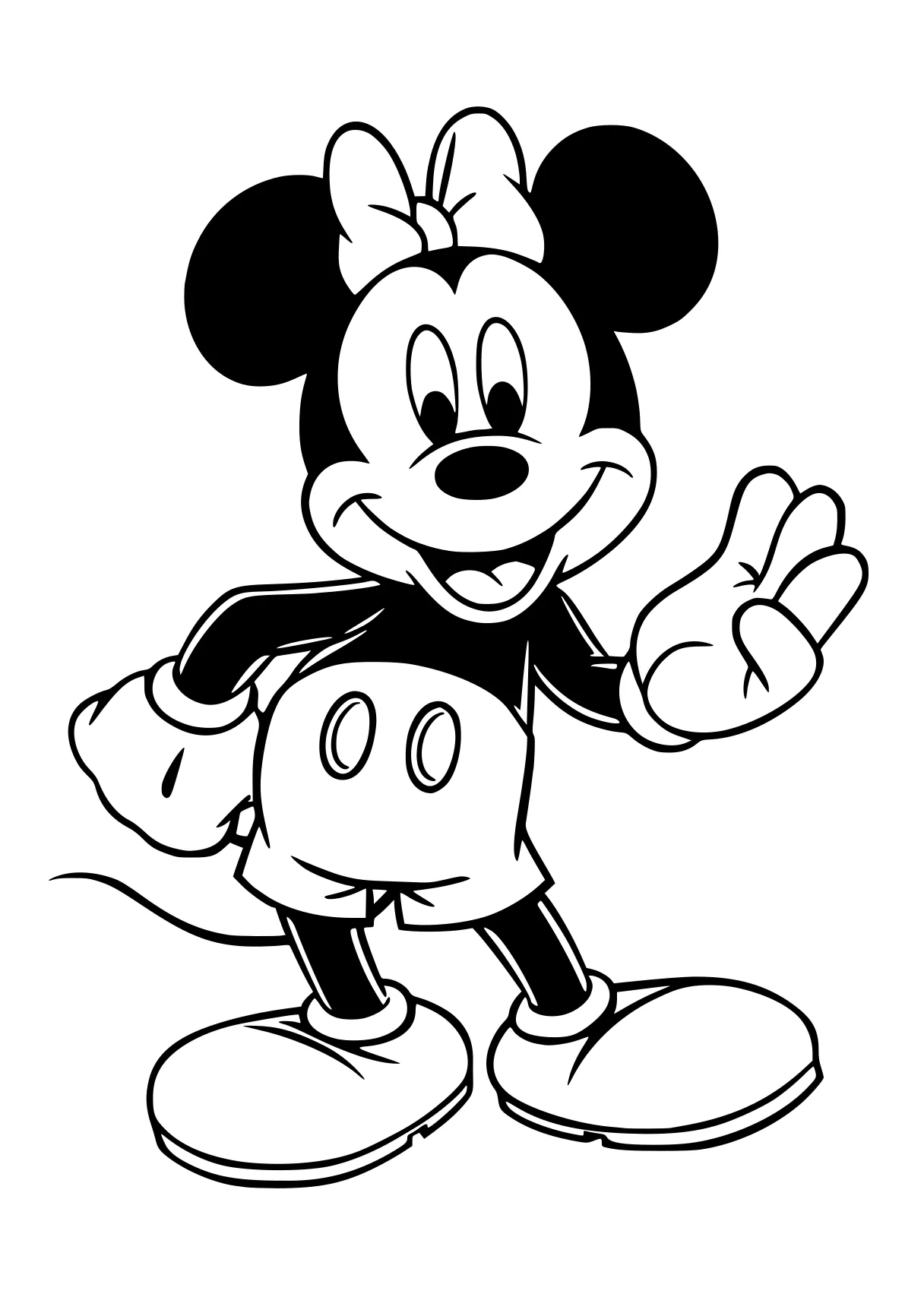 mickey coloring page mickey, mouse, minnie, disney, goofy, free downloads