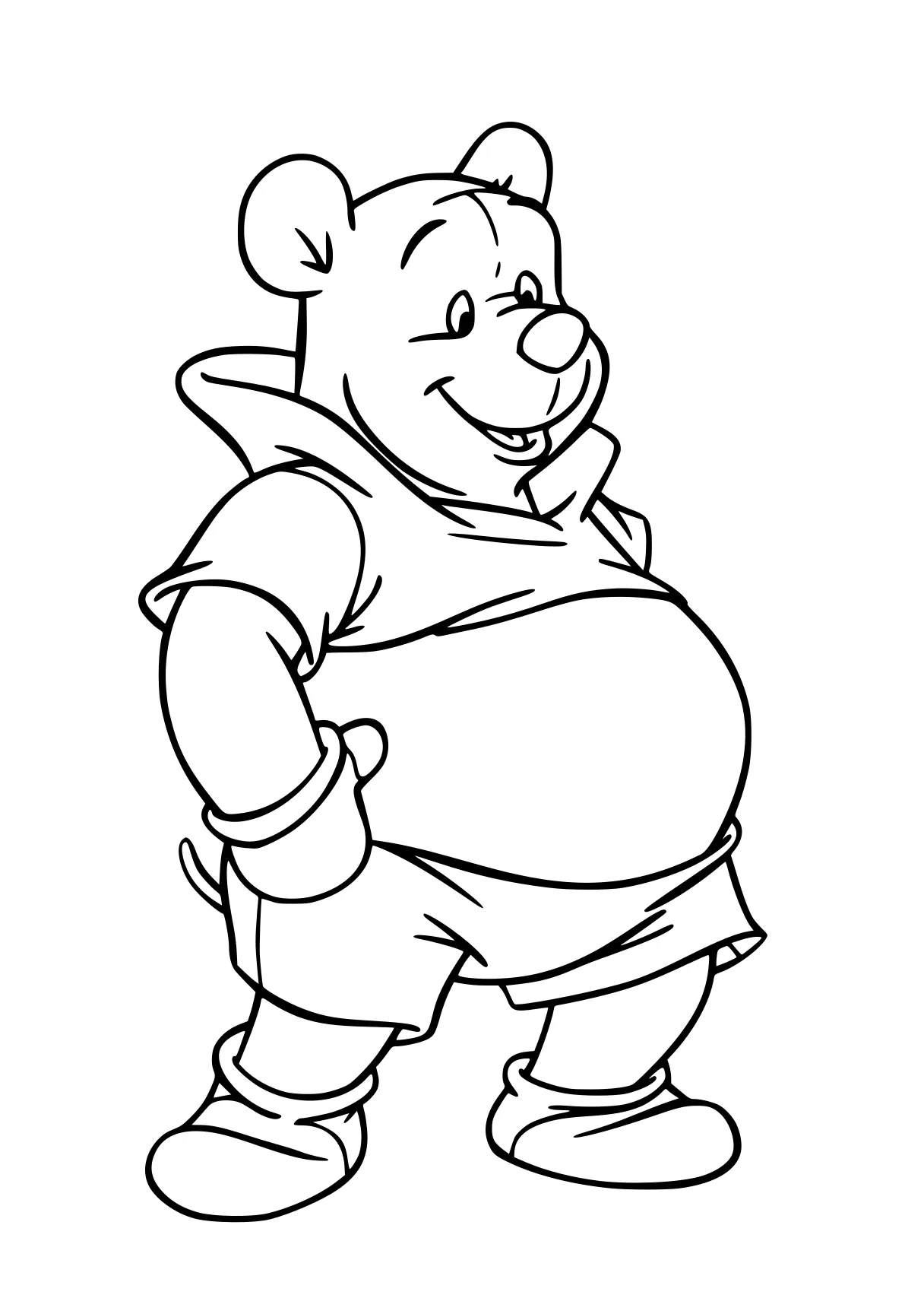 pooh coloring pages pooh, piglet, hippo, winnie, bear, free page downloads