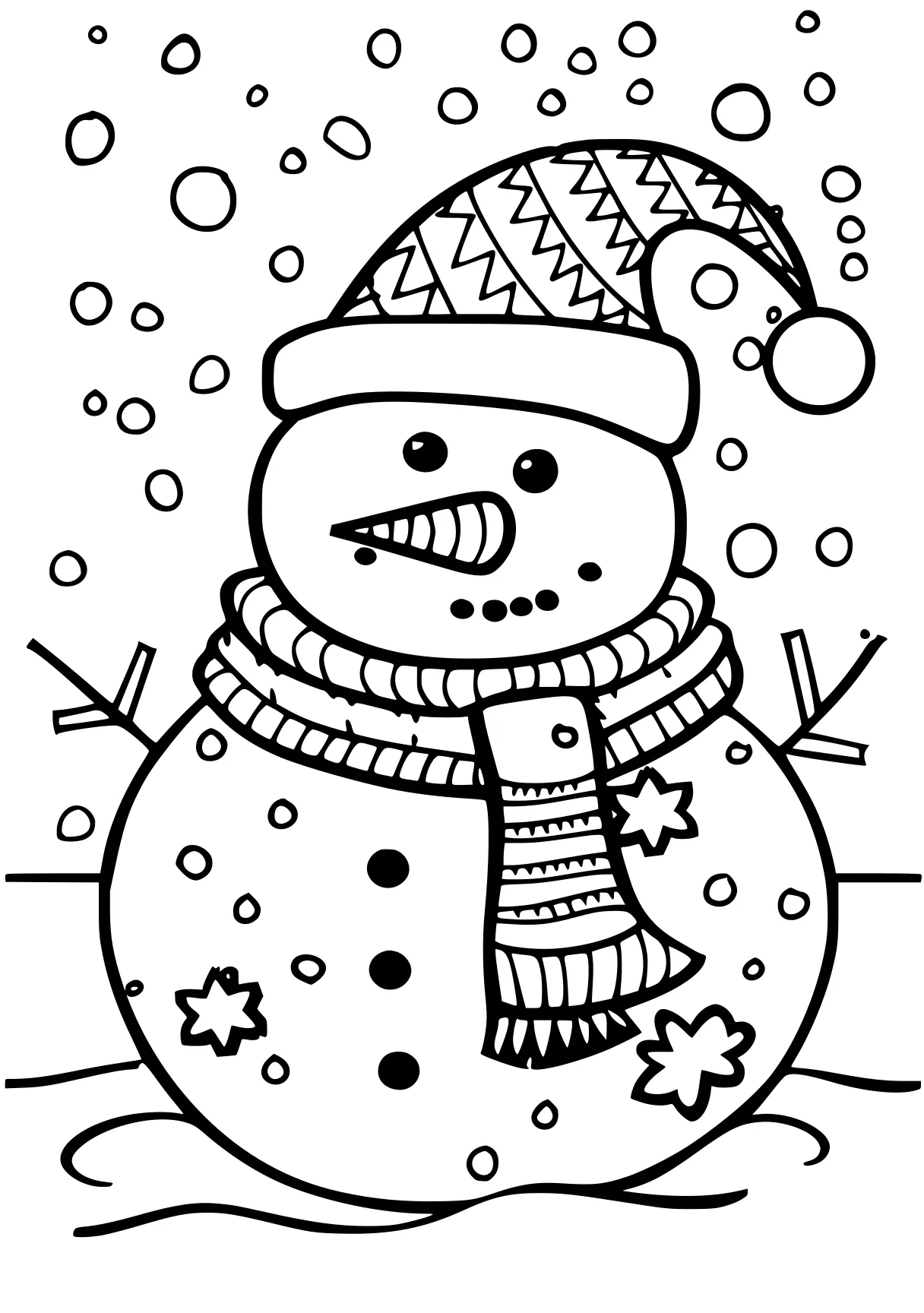 christmas coloring pages snowman, olaf, snow, free page downloads