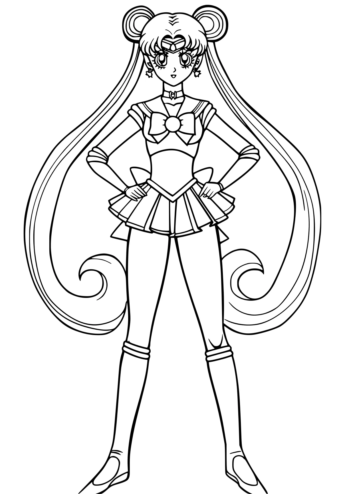 sailor moon coloring page sailor, winx, elf, pencils, free downloads