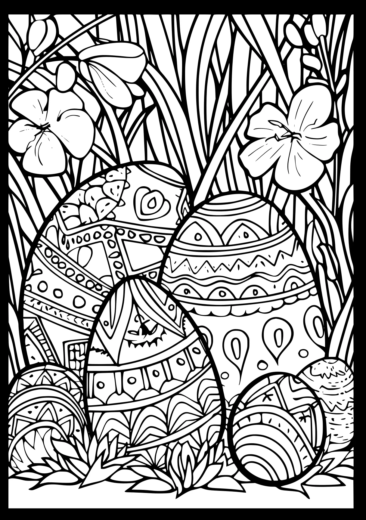 easter coloring sheets zentangle, easter, colouring, free page downloads