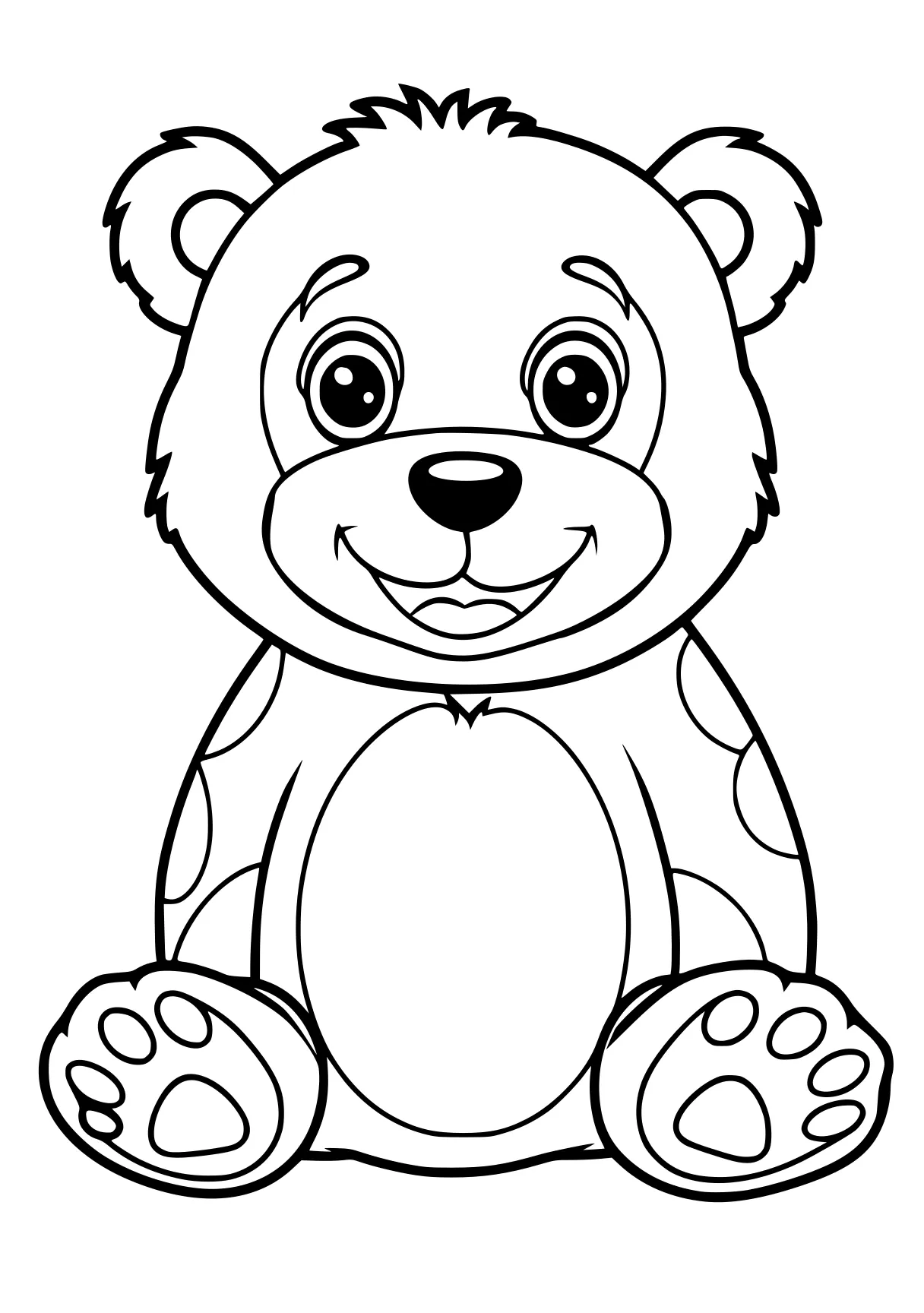 preschool coloring sheets bear, koala, fazbear, free page downloads