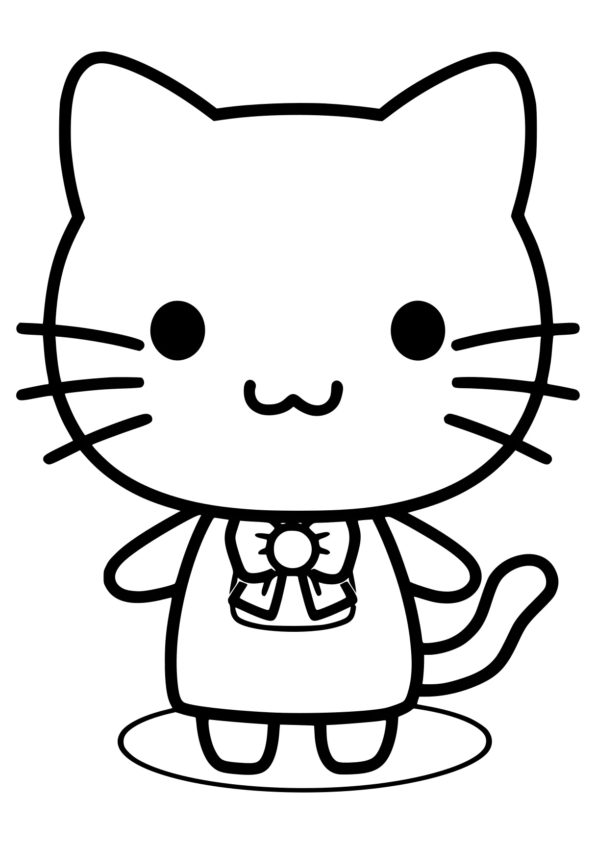 sanrio coloring pages chibi, sanrio, kitty, cinnamoroll, cup, free page downloads