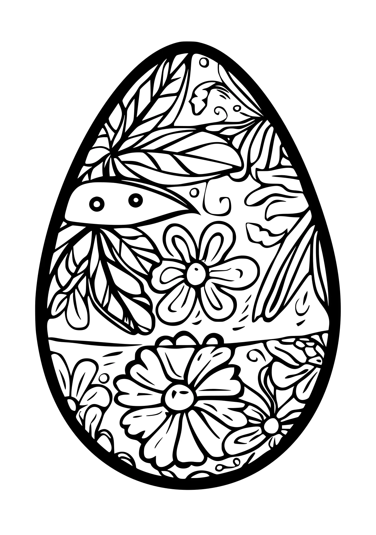 easter egg printable coloring pages egg, hatchimal, ornament, free page downloads