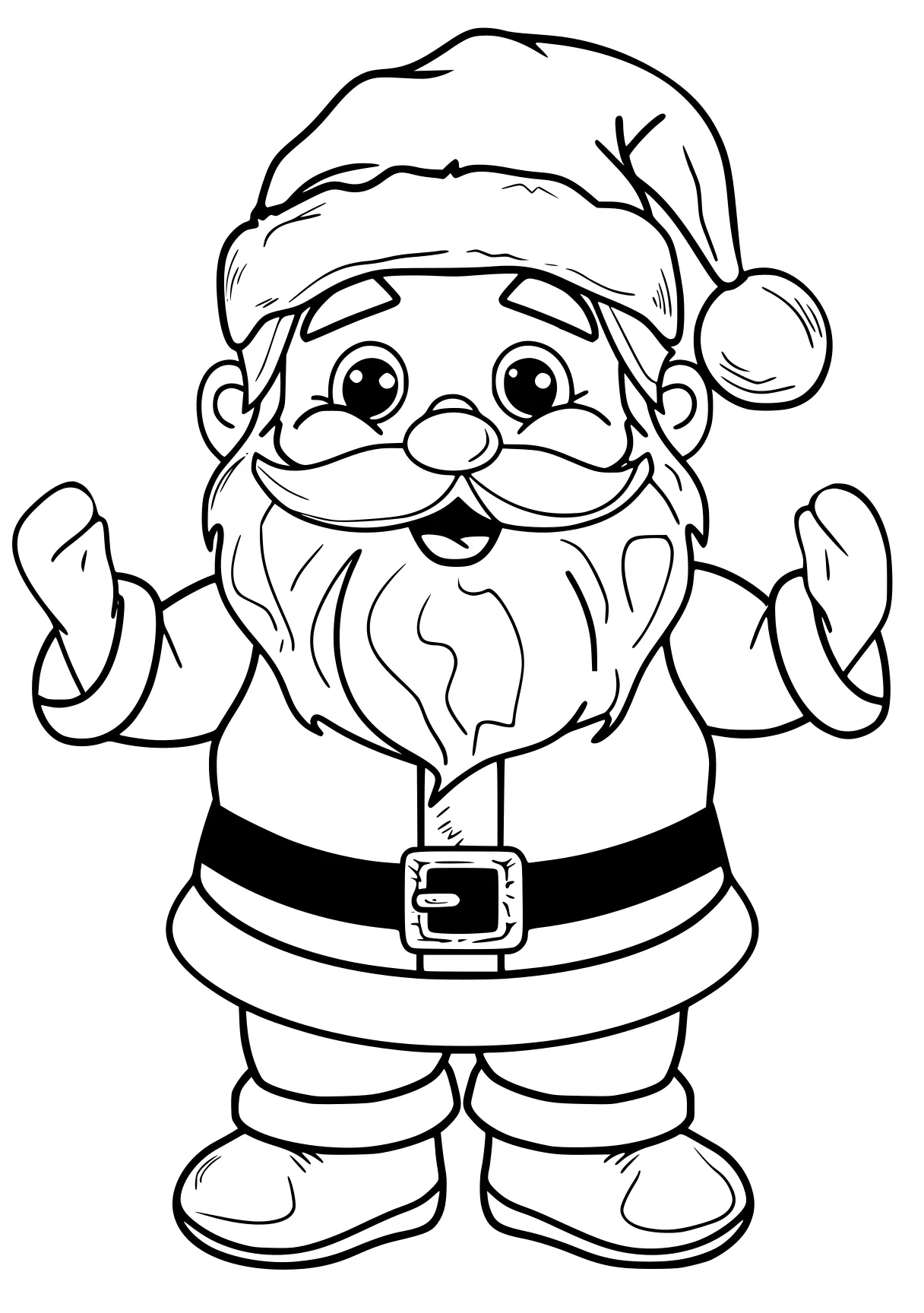 santa coloring pages claus, santa, merry, elf, gnome, free page downloads