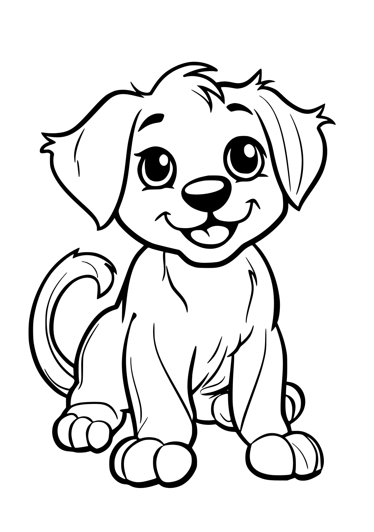 dog coloring sheet puppy, retriever, paw, simba, chihuahua, free page downloads