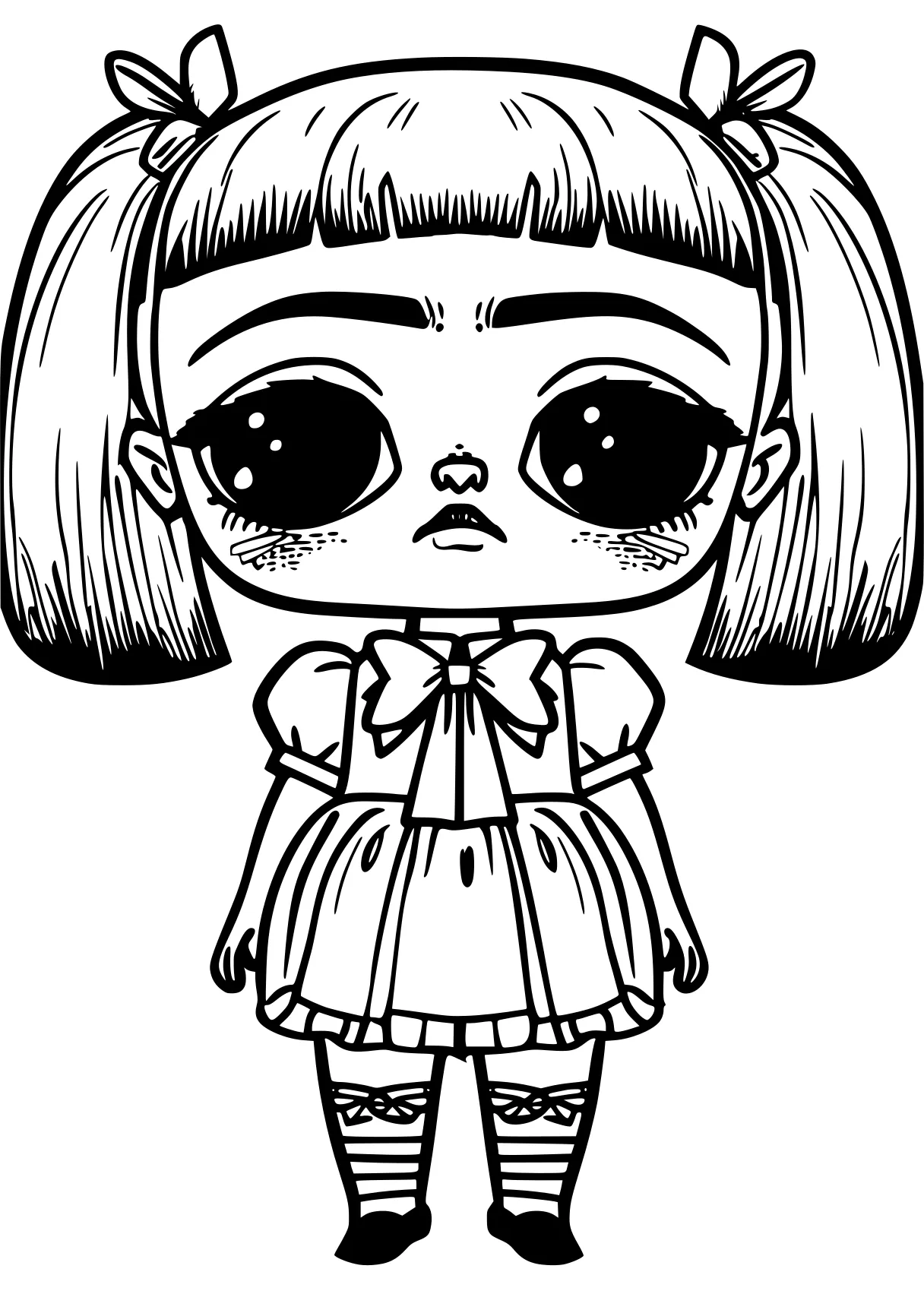 lol doll coloring pages chibi, doll, cinnamoroll, girl, sailor, free page downloads