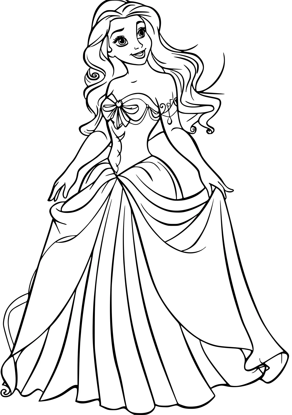 disney princess coloring pages, rosalina, colouring, widow, free page downloads