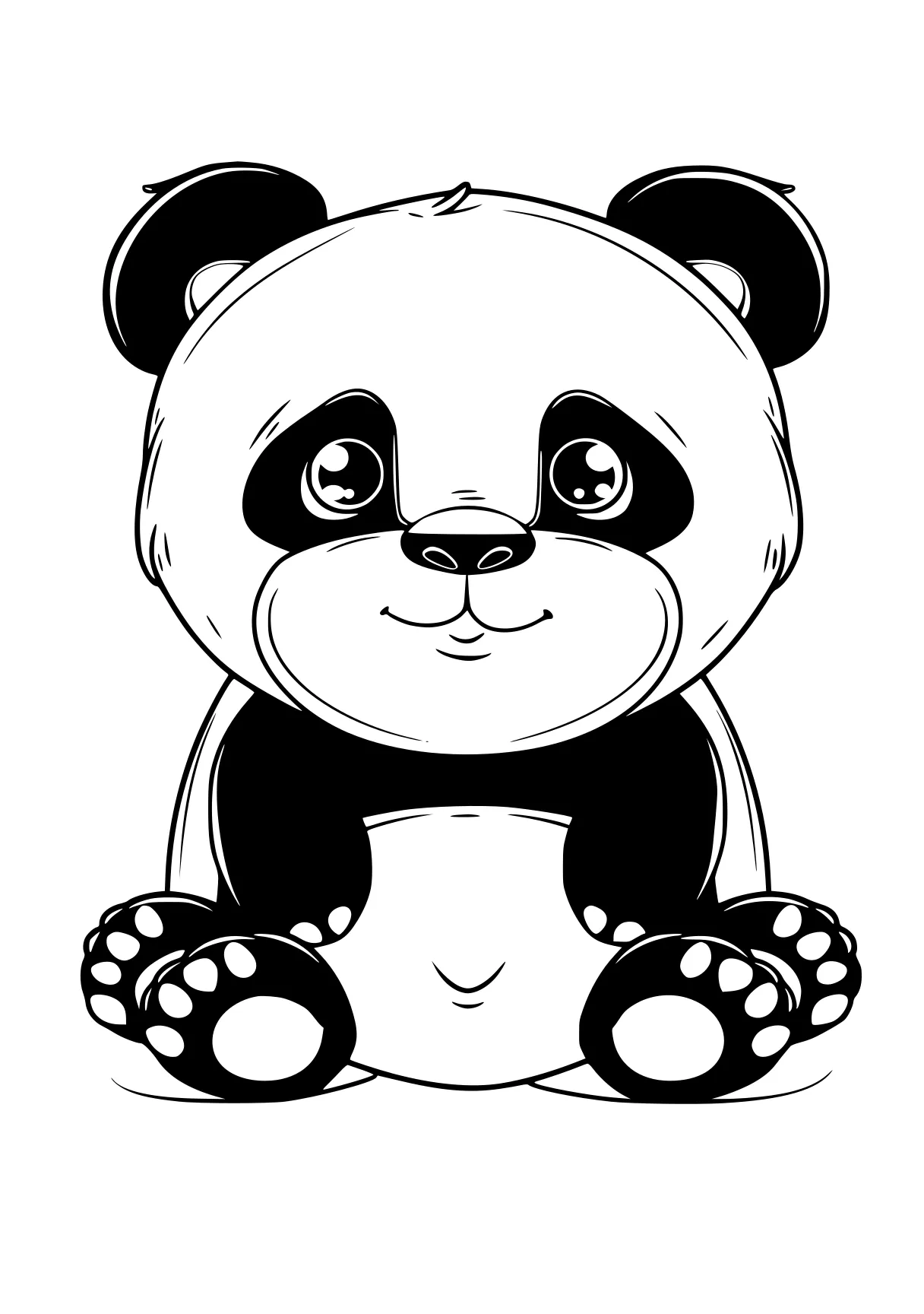 panda coloring sheet panda, bear, wan, kung, fazbear, free page downloads