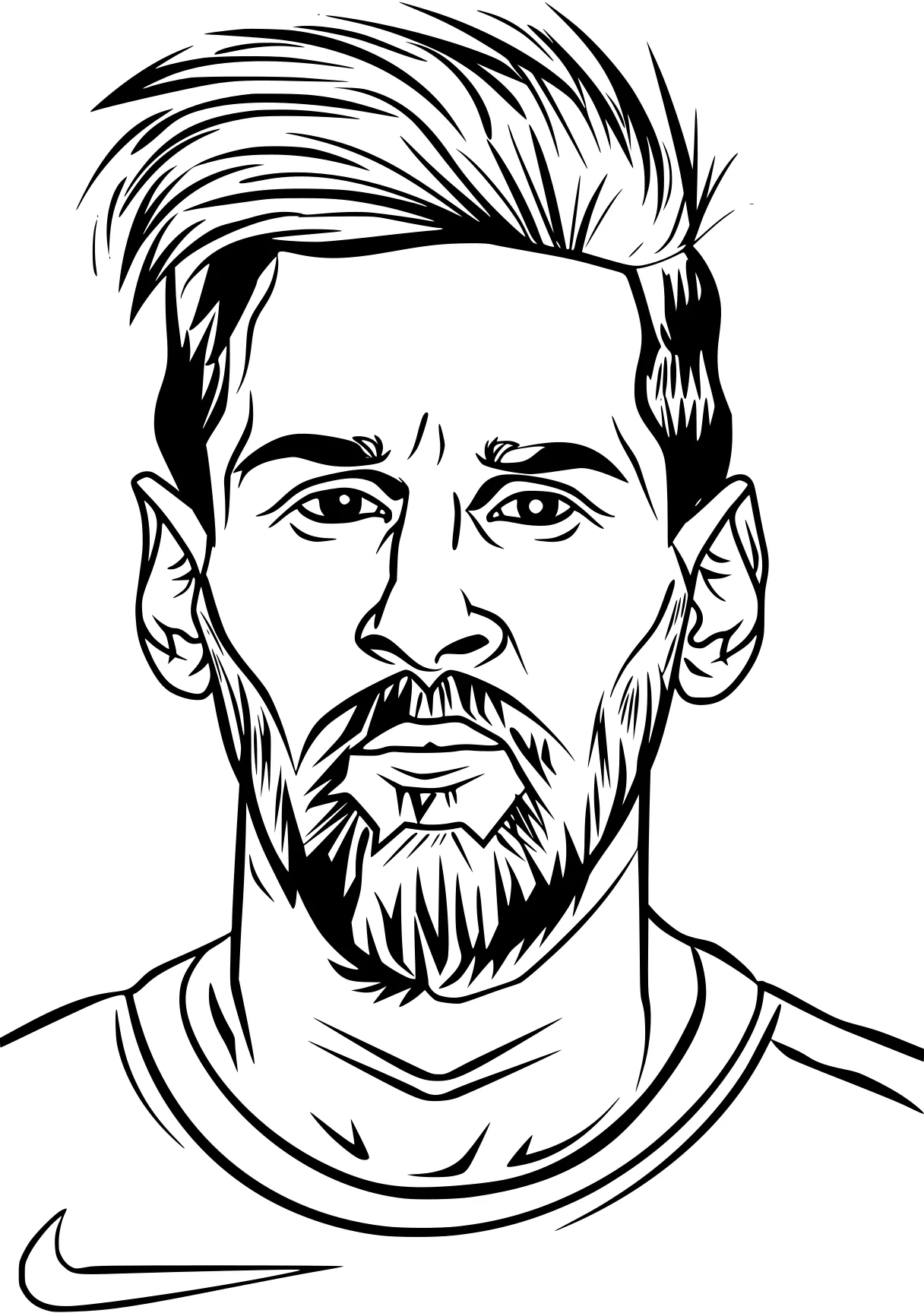 messi colouring pages messi, ronaldo, xavi, captain, james, free coloring page downloads