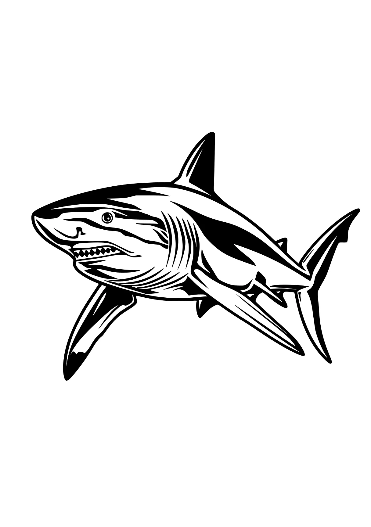 shark coloring sheet megalodon, shark, sharks, orca, fish, free page downloads