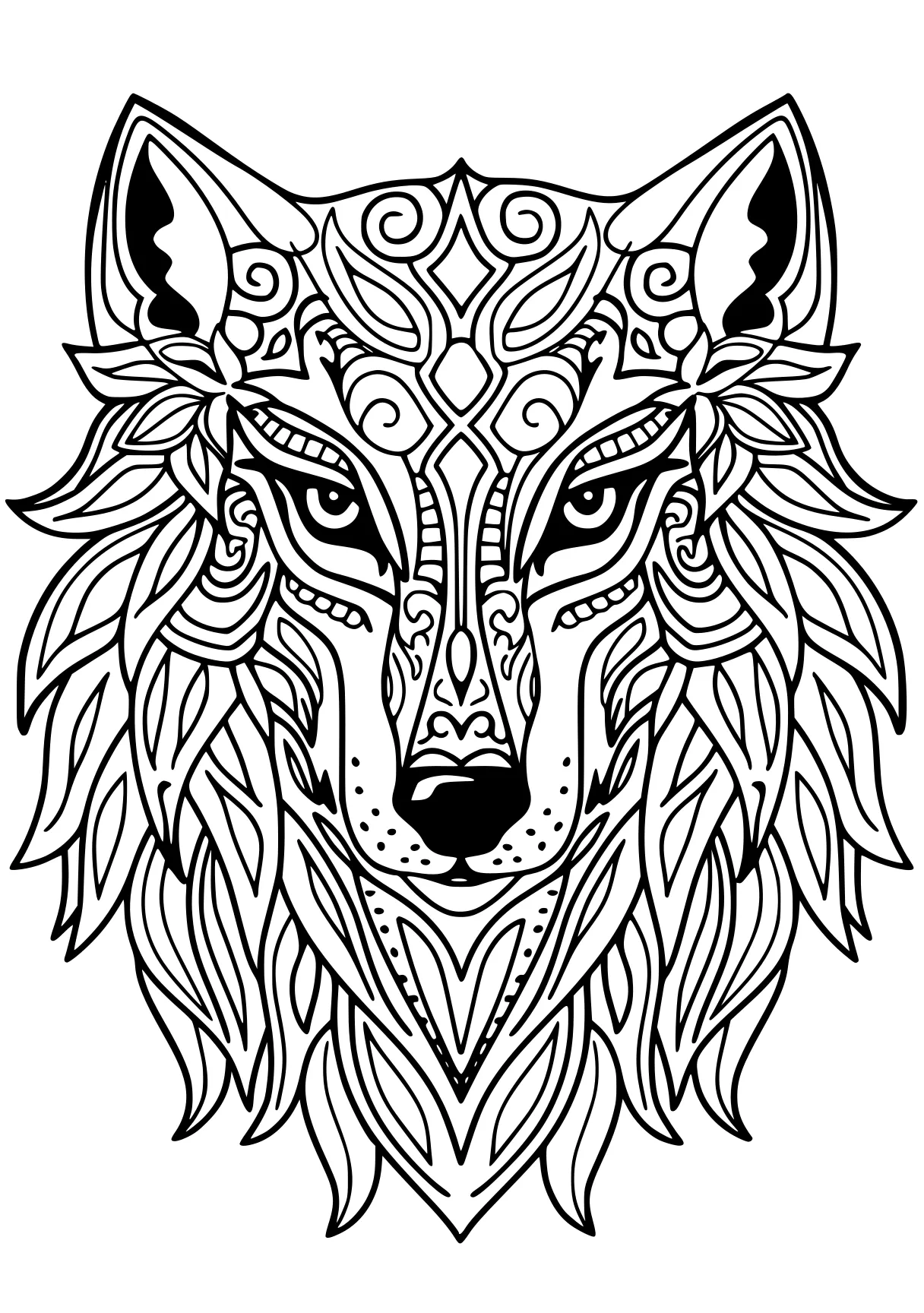 wolf coloring pages wolf, lion, design, free page downloads