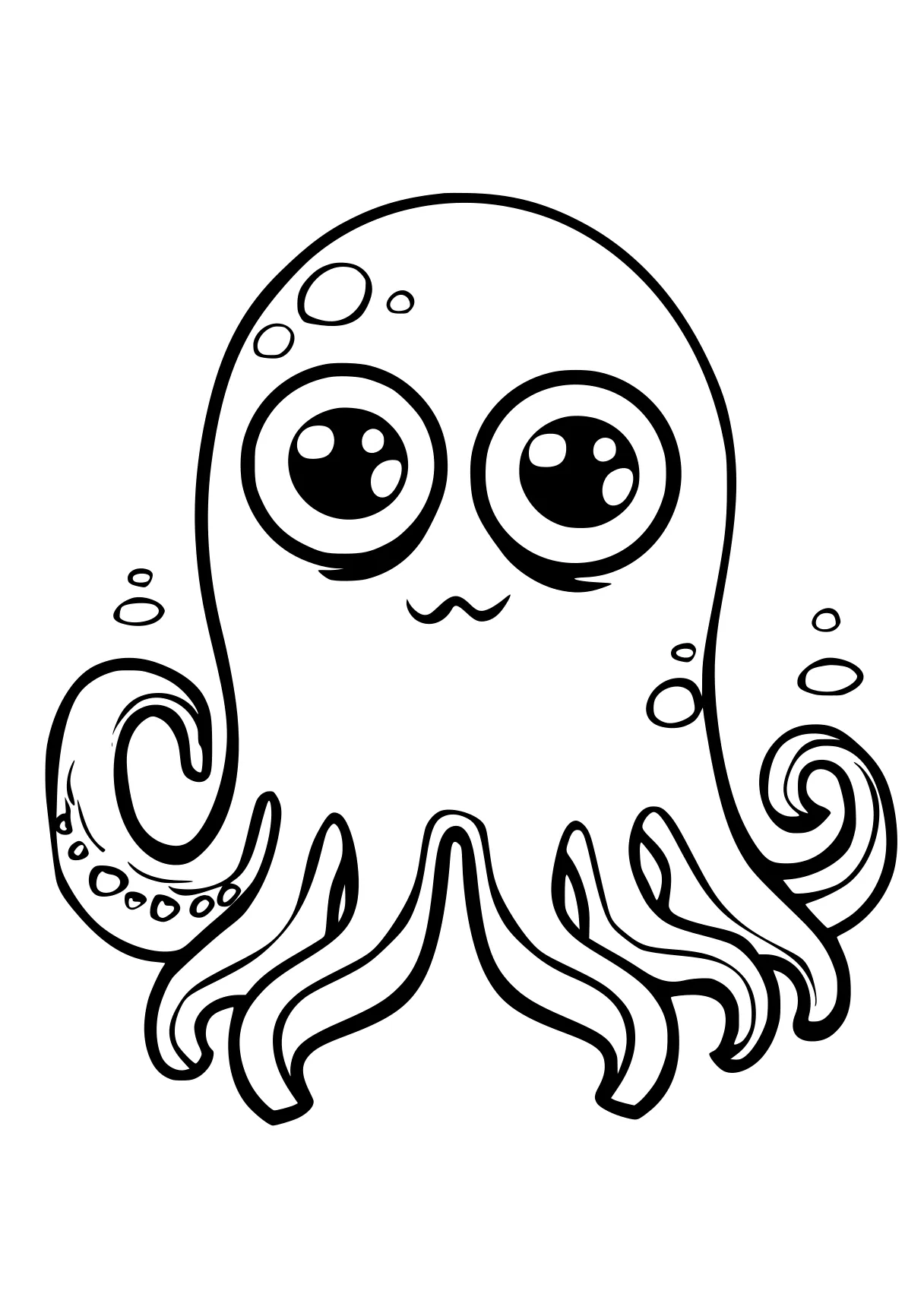 bluey coloring octopus, jellyfish, illustrator, goo, patrol, free page downloads