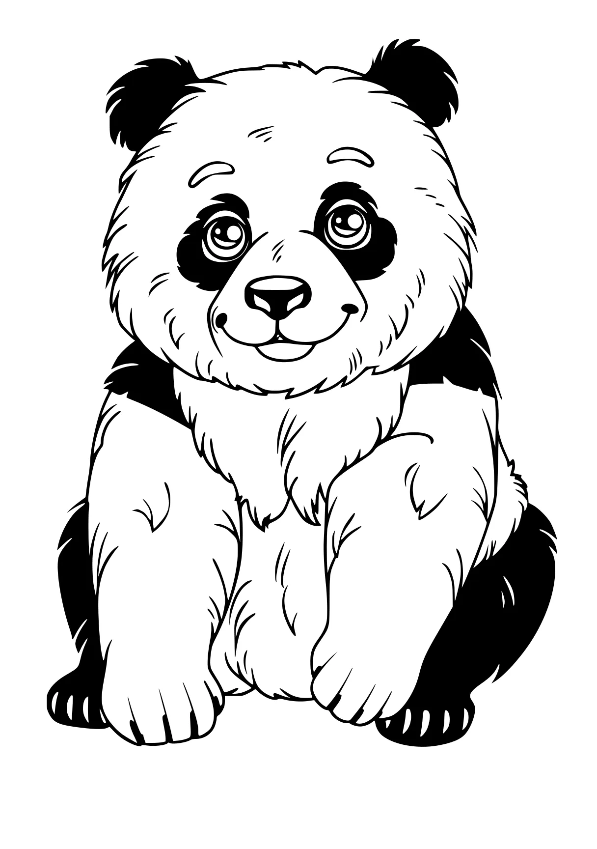 panda bear coloring pages panda, bear, raccoon, racoon, koala, free page downloads