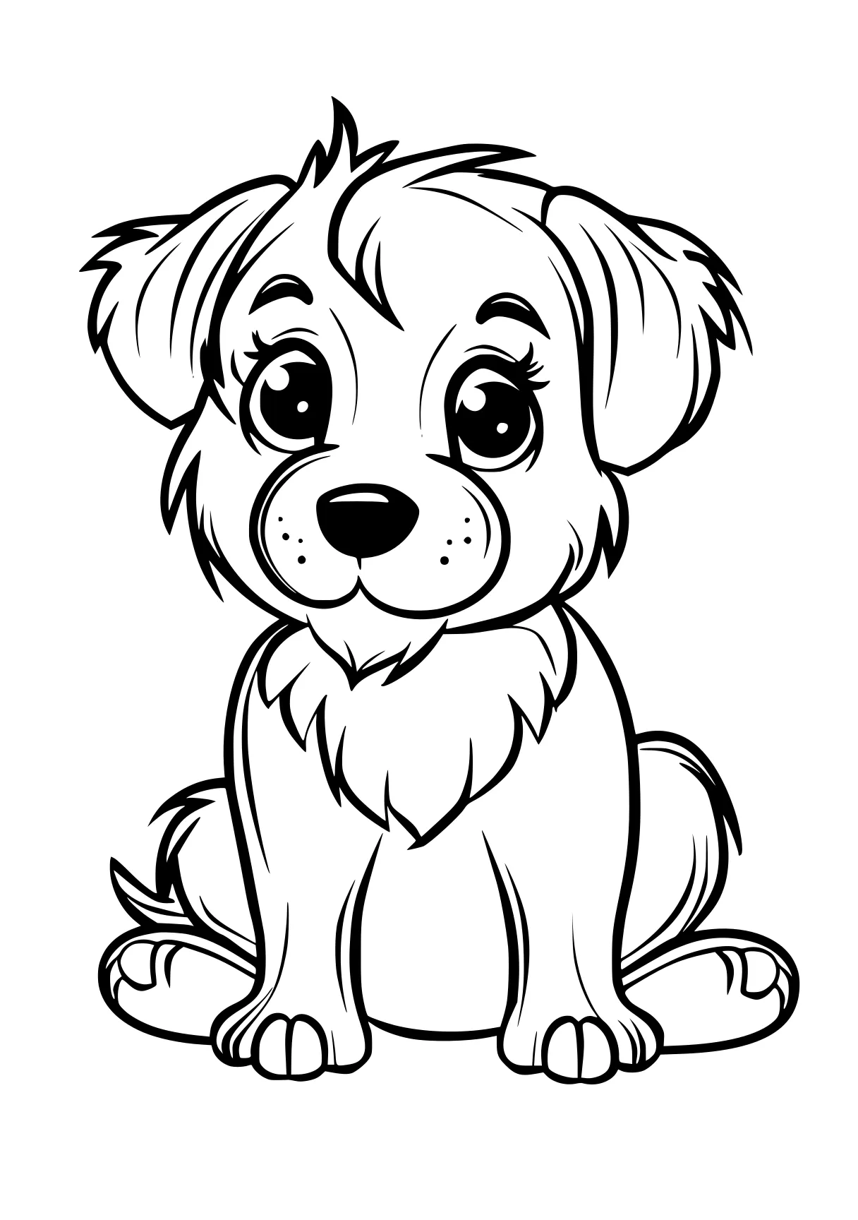 dog coloring pages printable puppy, retriever, yorkie, clifford, paw, free page downloads