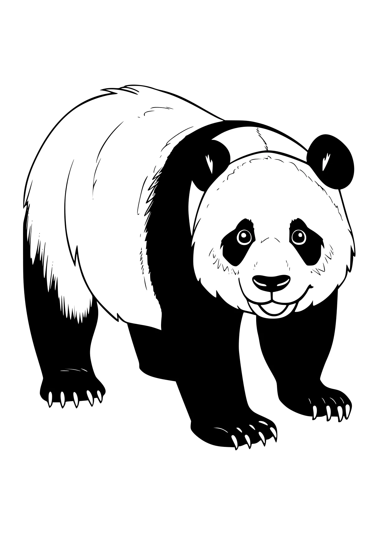 panda bear coloring pages panda, wan, banban, kung, bear, free page downloads